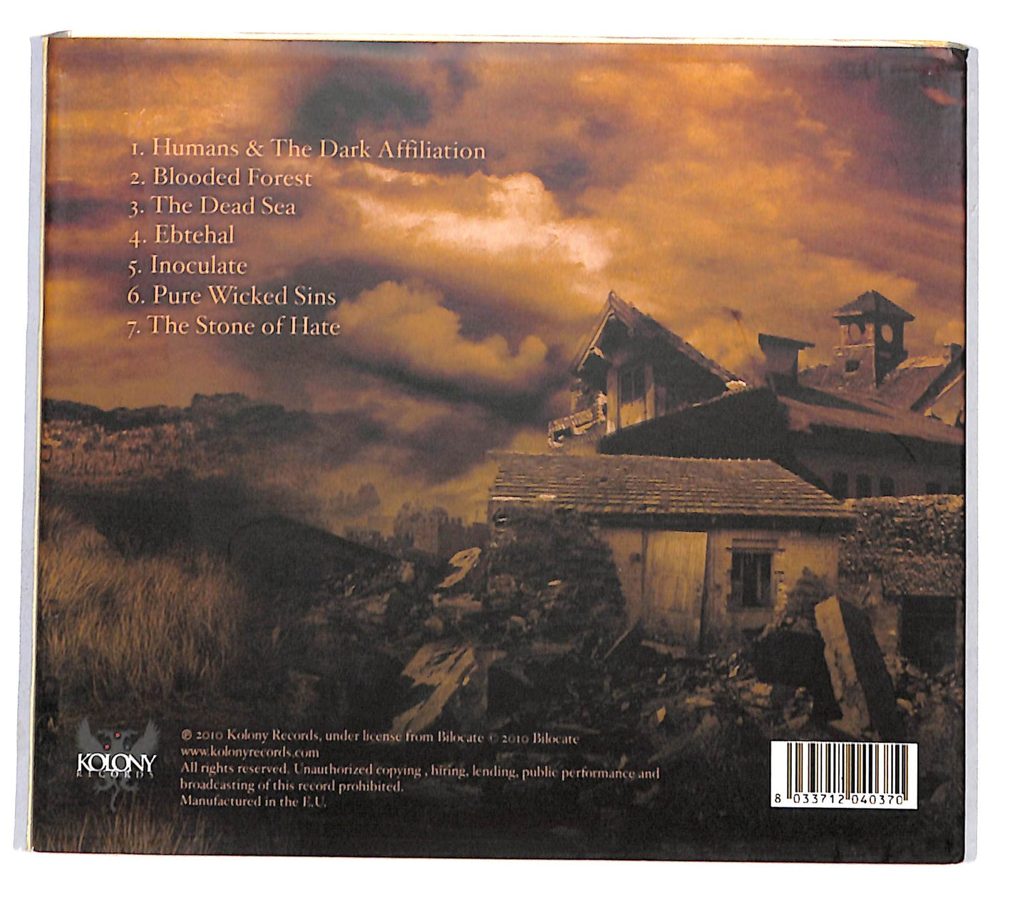 EBOND Bilocate - Sudden Death Syndrome CD CD135725