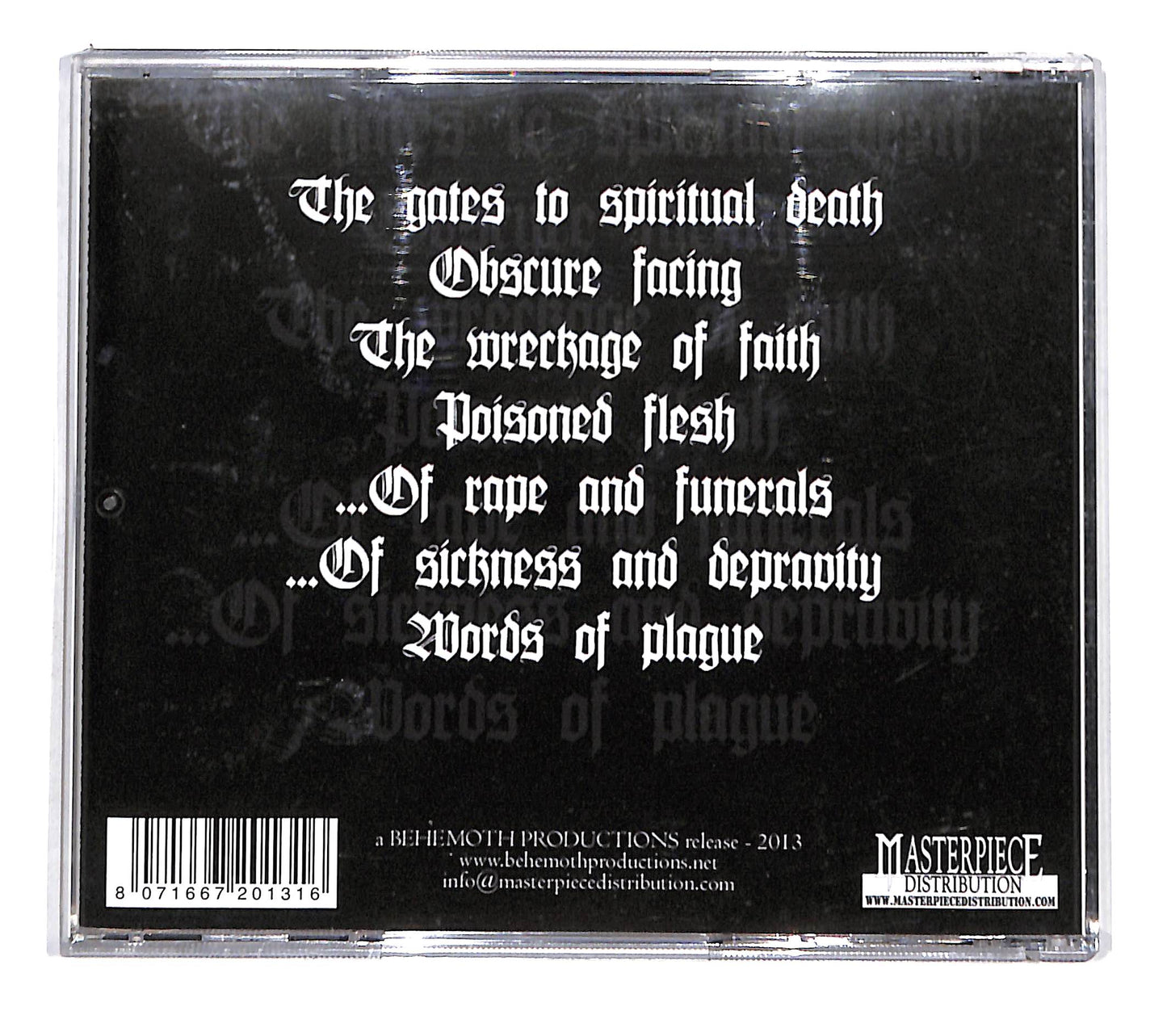 EBOND Esequiem - Contempt CD CD135728