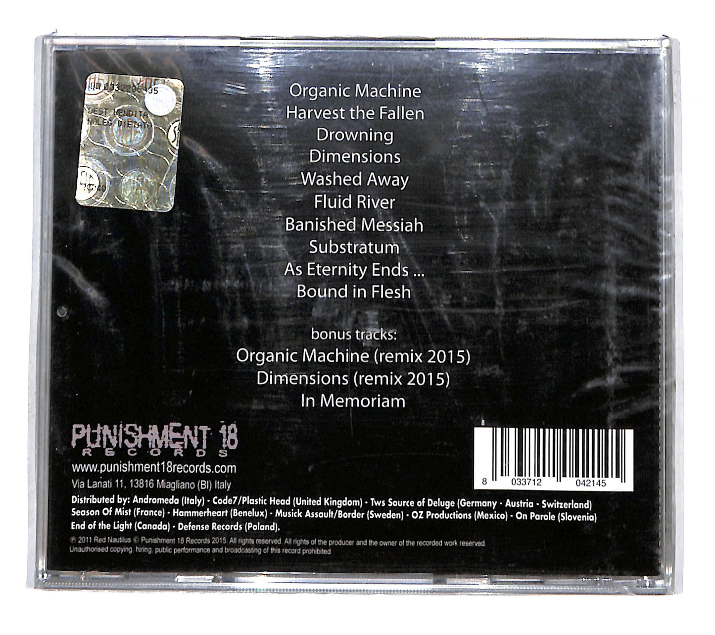 EBOND Anatomy Of I - Substratum CD CD135818