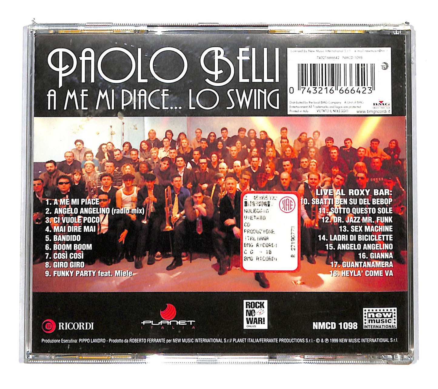 EBOND Paolo Belli - A Me Mi Piace... Lo Swing CD CD135826