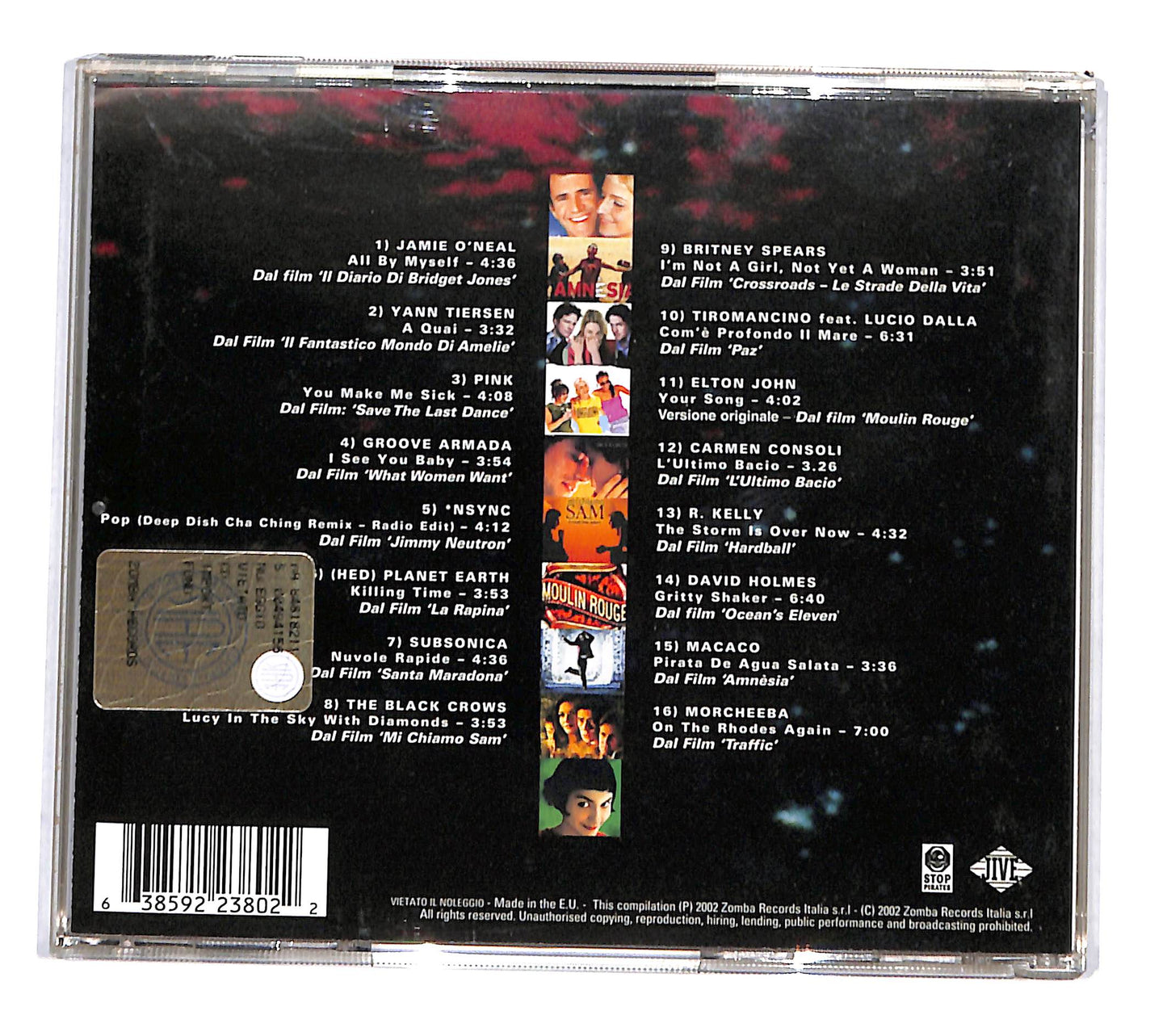 EBOND Various - Hits On Film (Grandi Musiche Da Grandi Film) CD CD135862