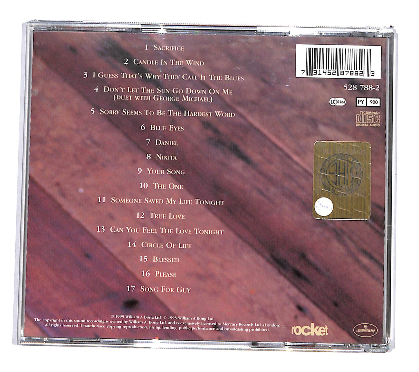 EBOND Elton John - Love Songs CD CD135910