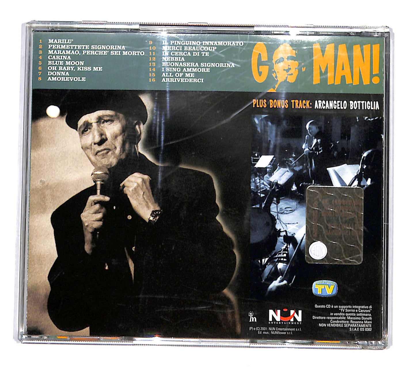EBOND Nicola Arigliano - Go Man! EDITORIALE CD CD136015
