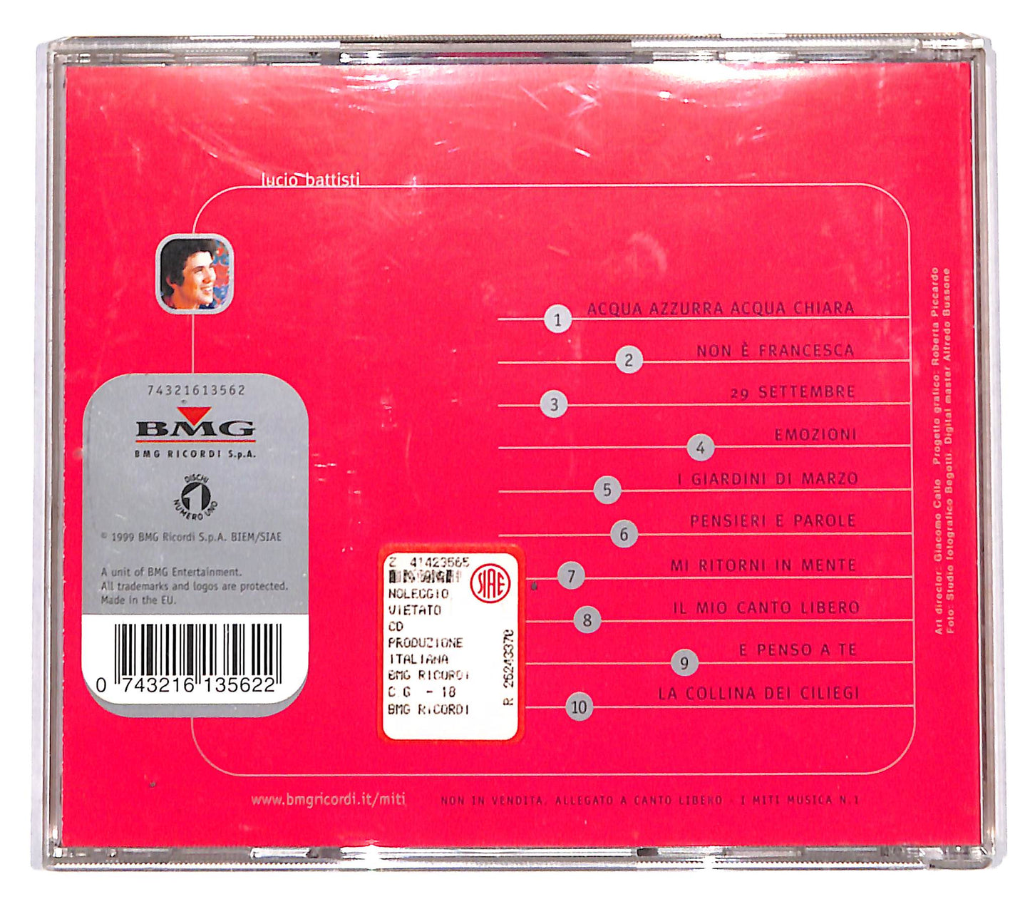 EBOND Lucio Battisti - Lucio Battisti CD CD136361