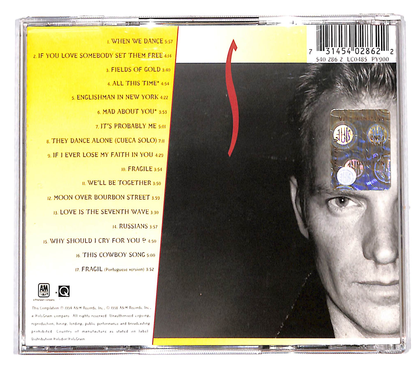 EBOND Sting - Fields Of Gold: The Best Of Sting 1984 - 1994 CD CD136408