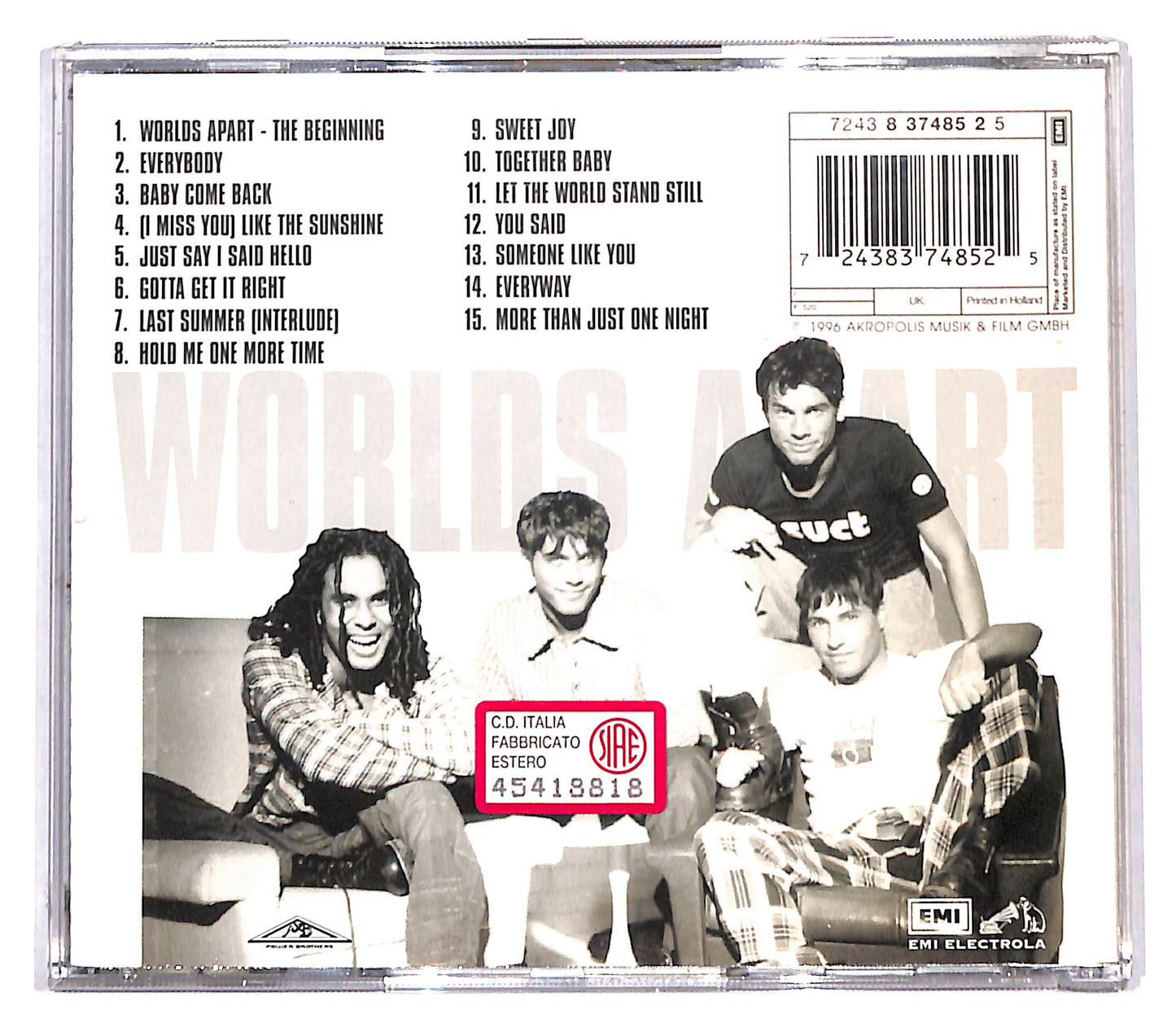 EBOND Worlds Apart - Everybody CD CD136420