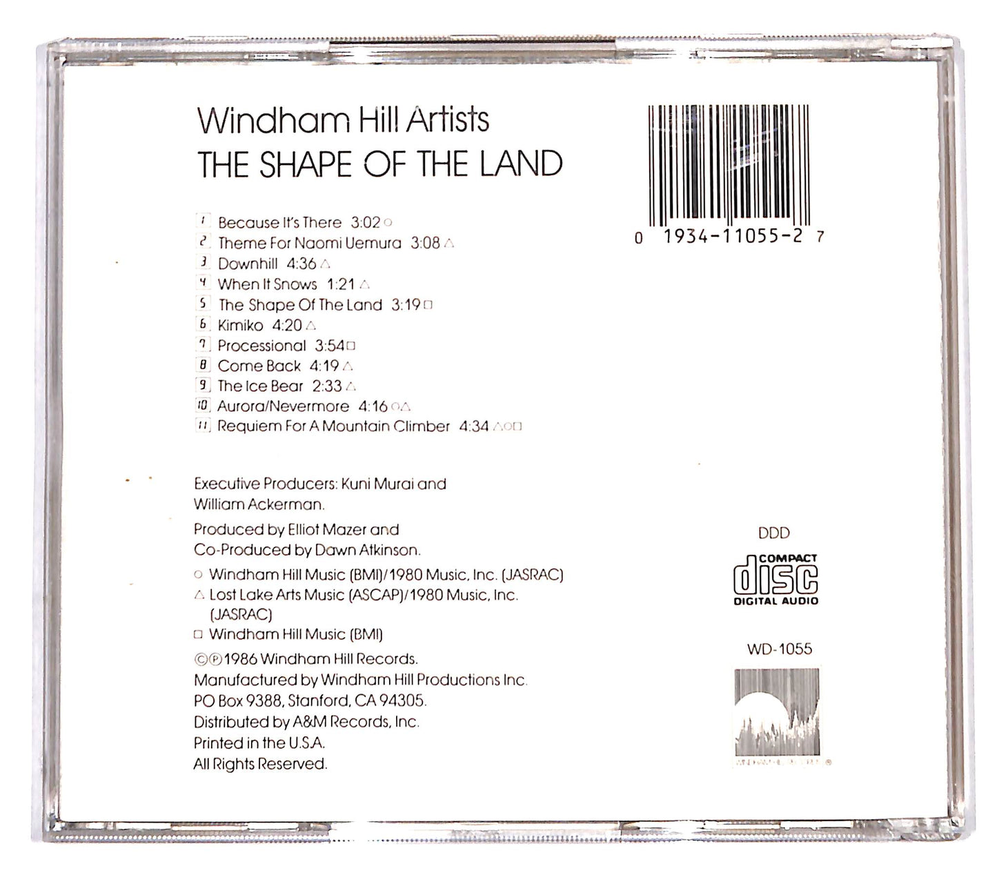 EBOND Windham Hill Artists - The Shape Of The Land CD CD136437
