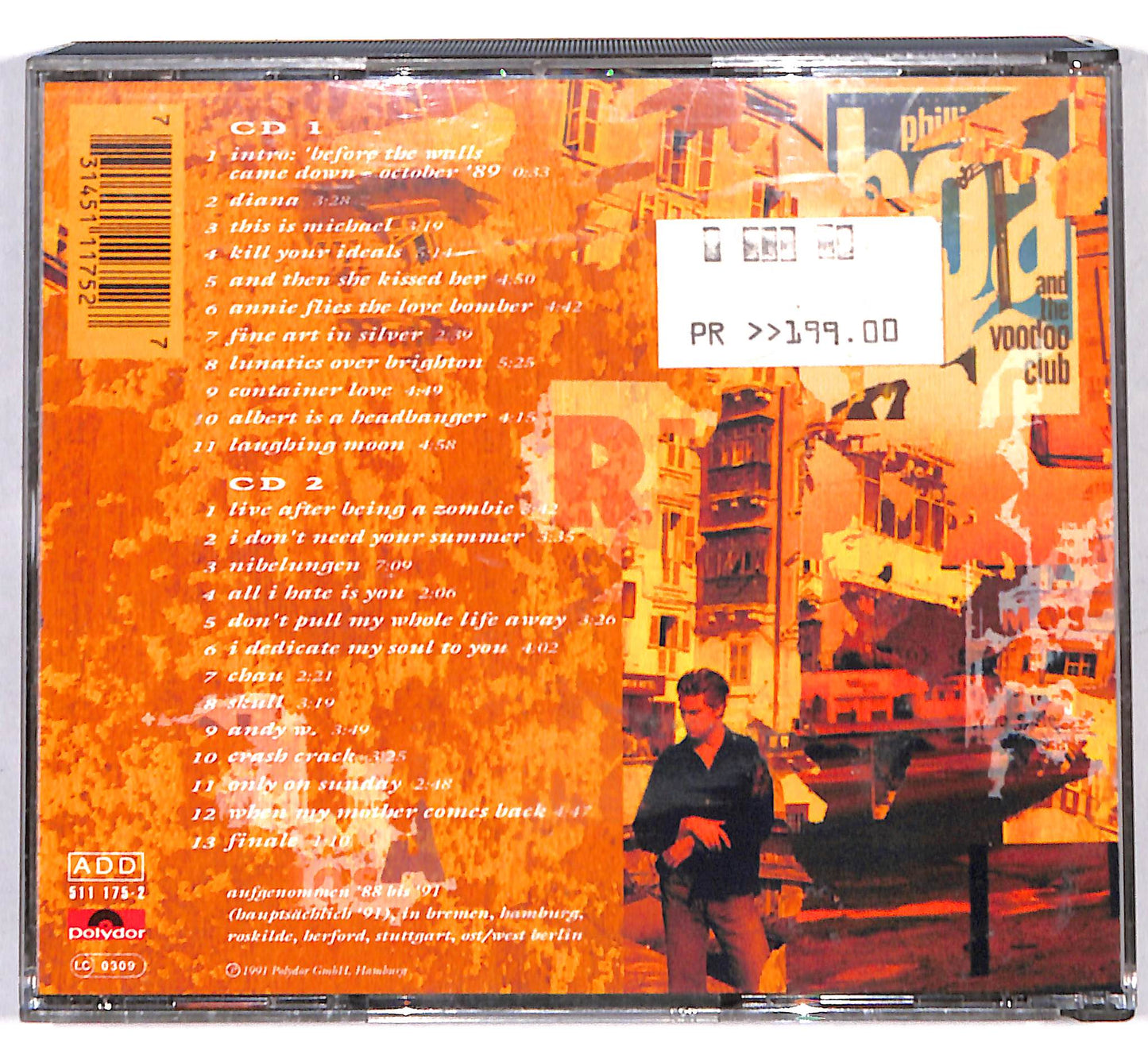 EBOND Phillip Boa - Live! Exile On Valletta Street CD CD136441