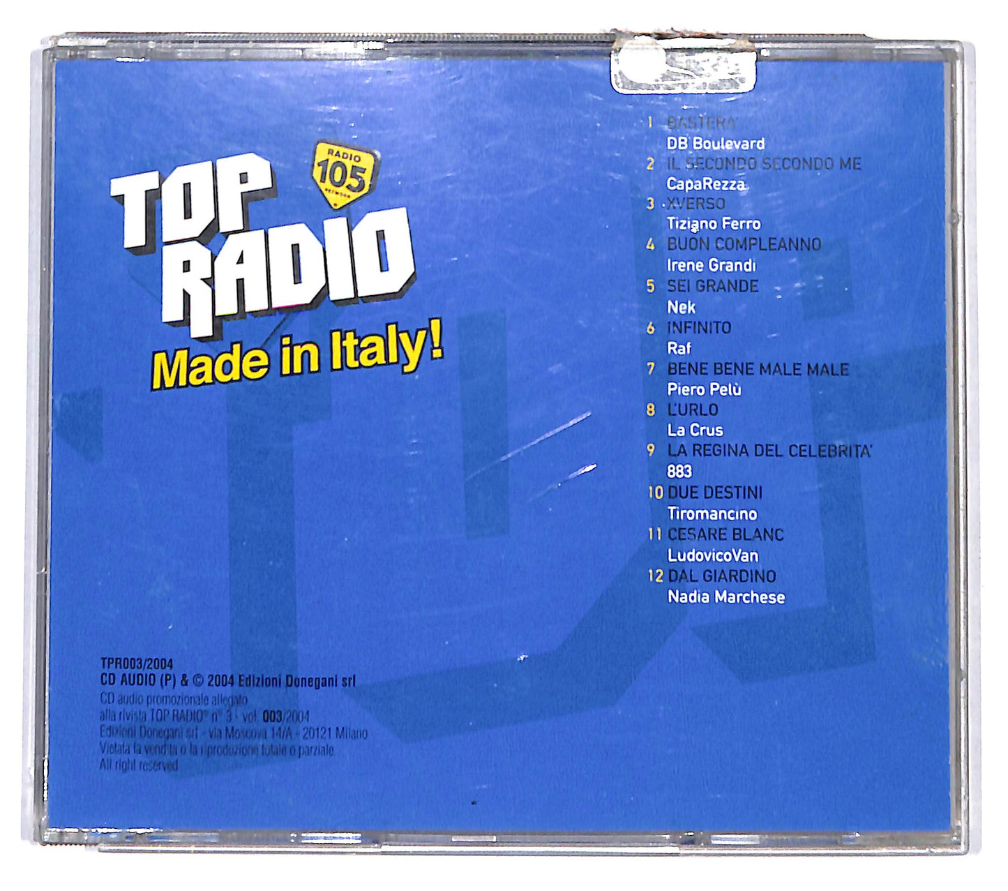 EBOND Various - Top Radio 3 - Made In Italy! CD CD136453