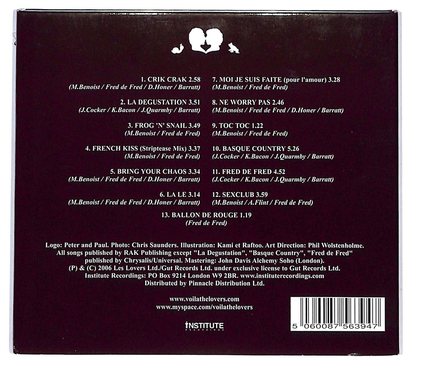 EBOND The Lovers (4) - The Lovers CD CD136516