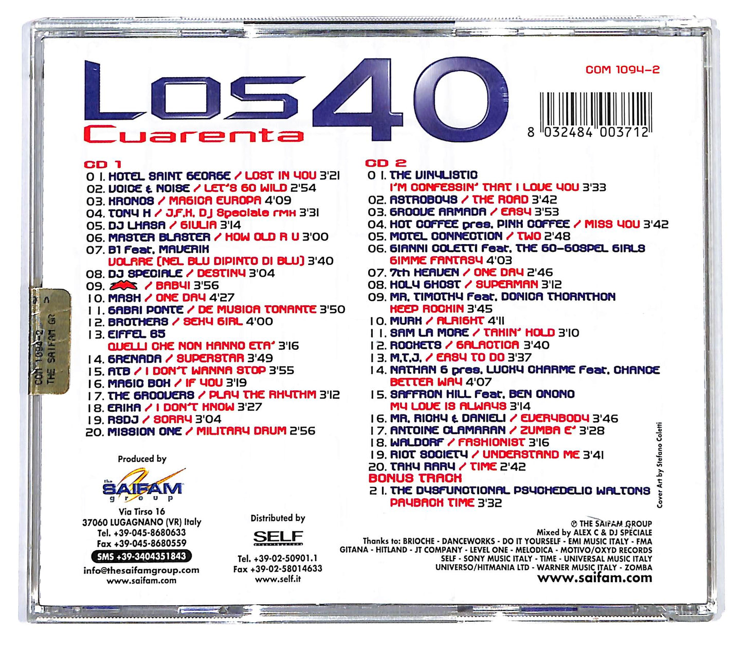 EBOND Various - Los Cuarenta 40 CD CD136649