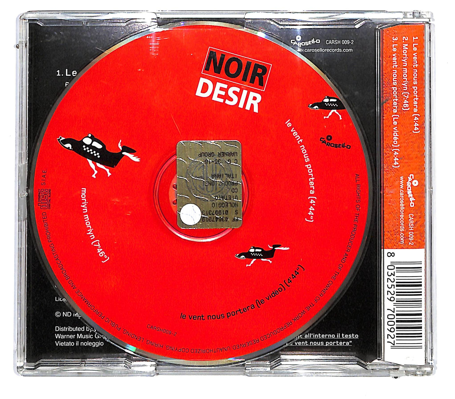 EBOND Noir Desir - Le Vent Nous Portera CD CD136663