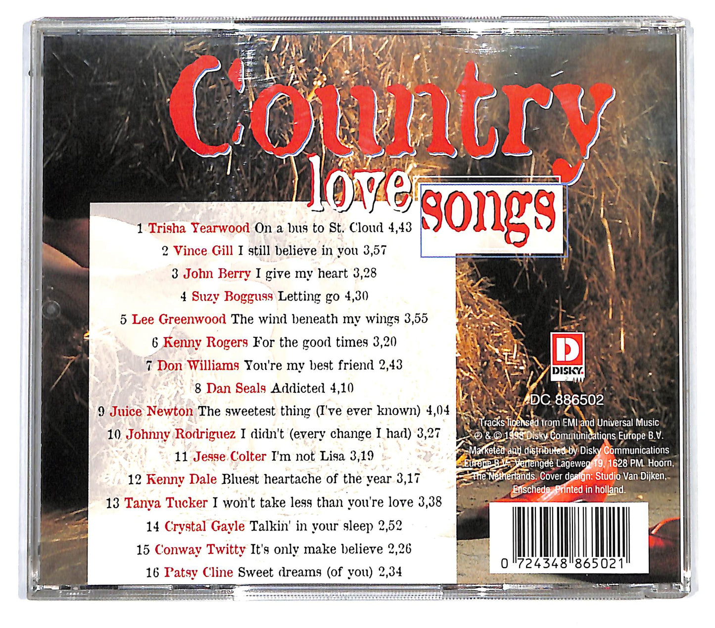 EBOND Various - Country Love Songs CD CD136705