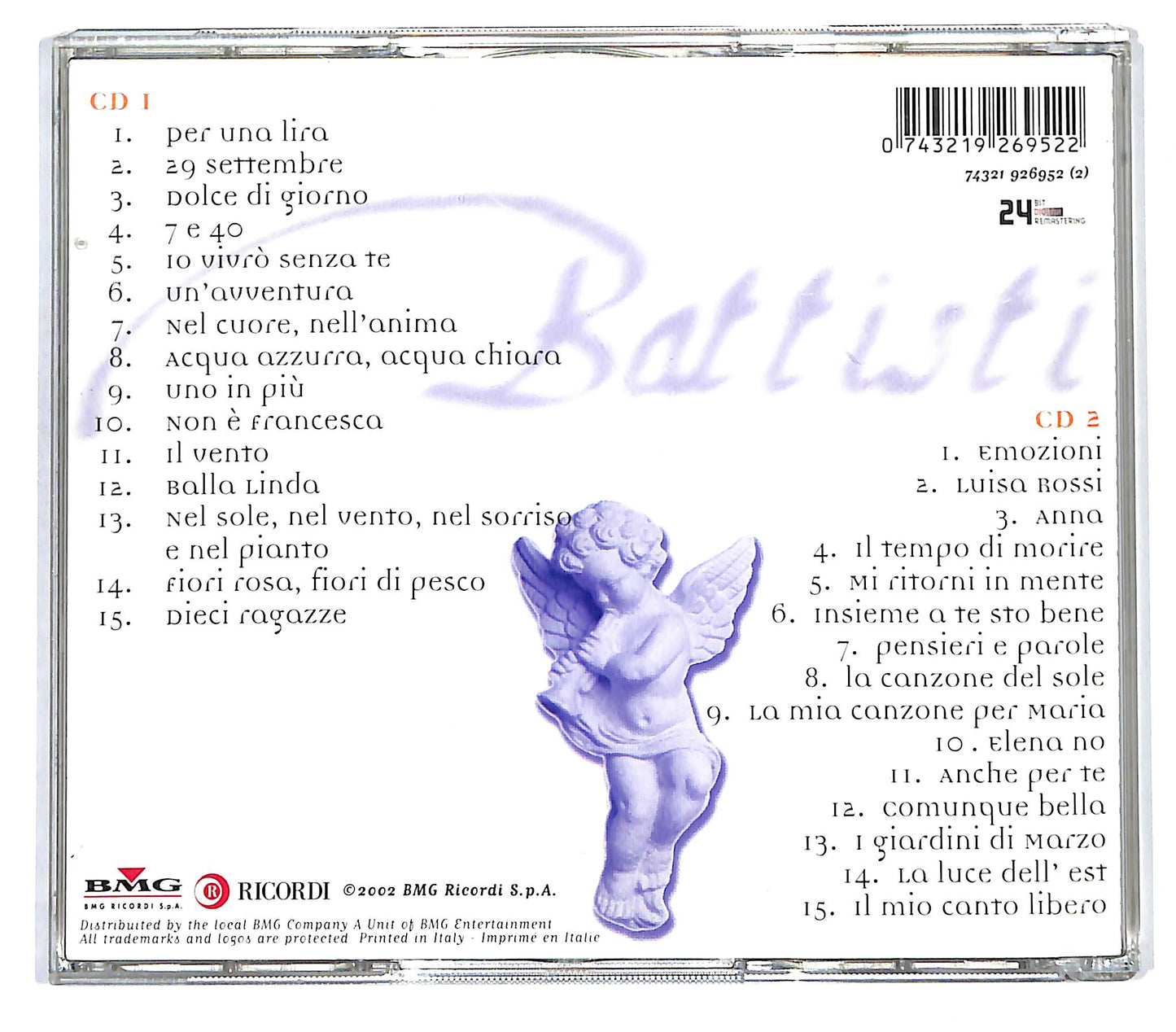 EBOND Battisti - Pensieri, Emozioni CD CD136708