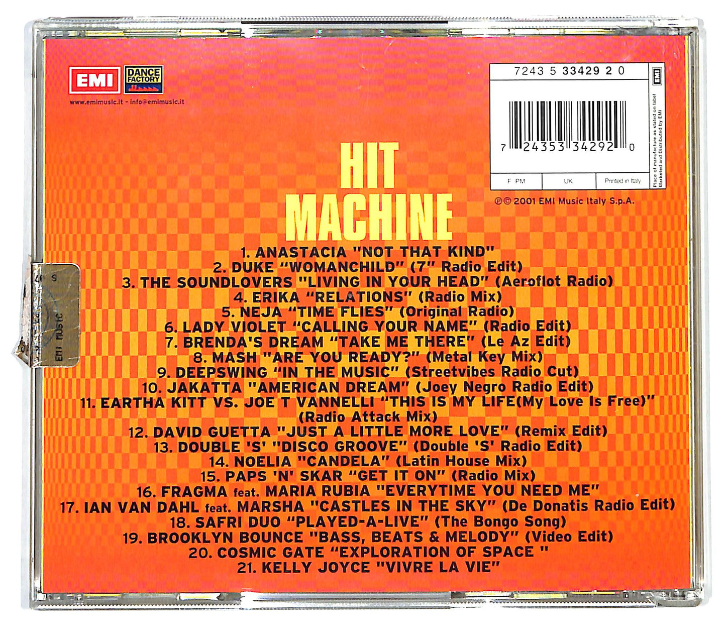 EBOND Various - Hit Machine CD CD136723