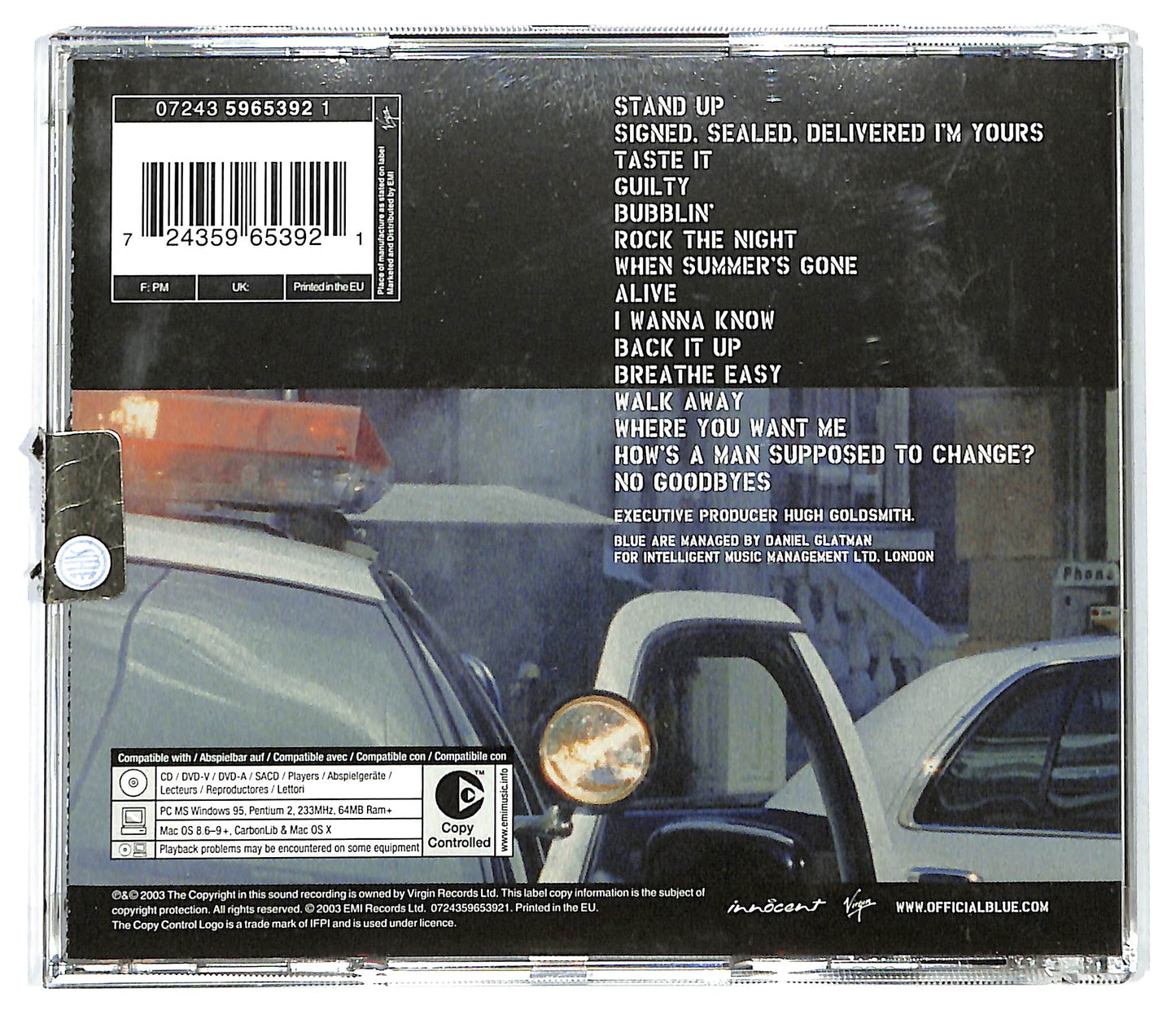 EBOND Blue - Guilty CD CD136725