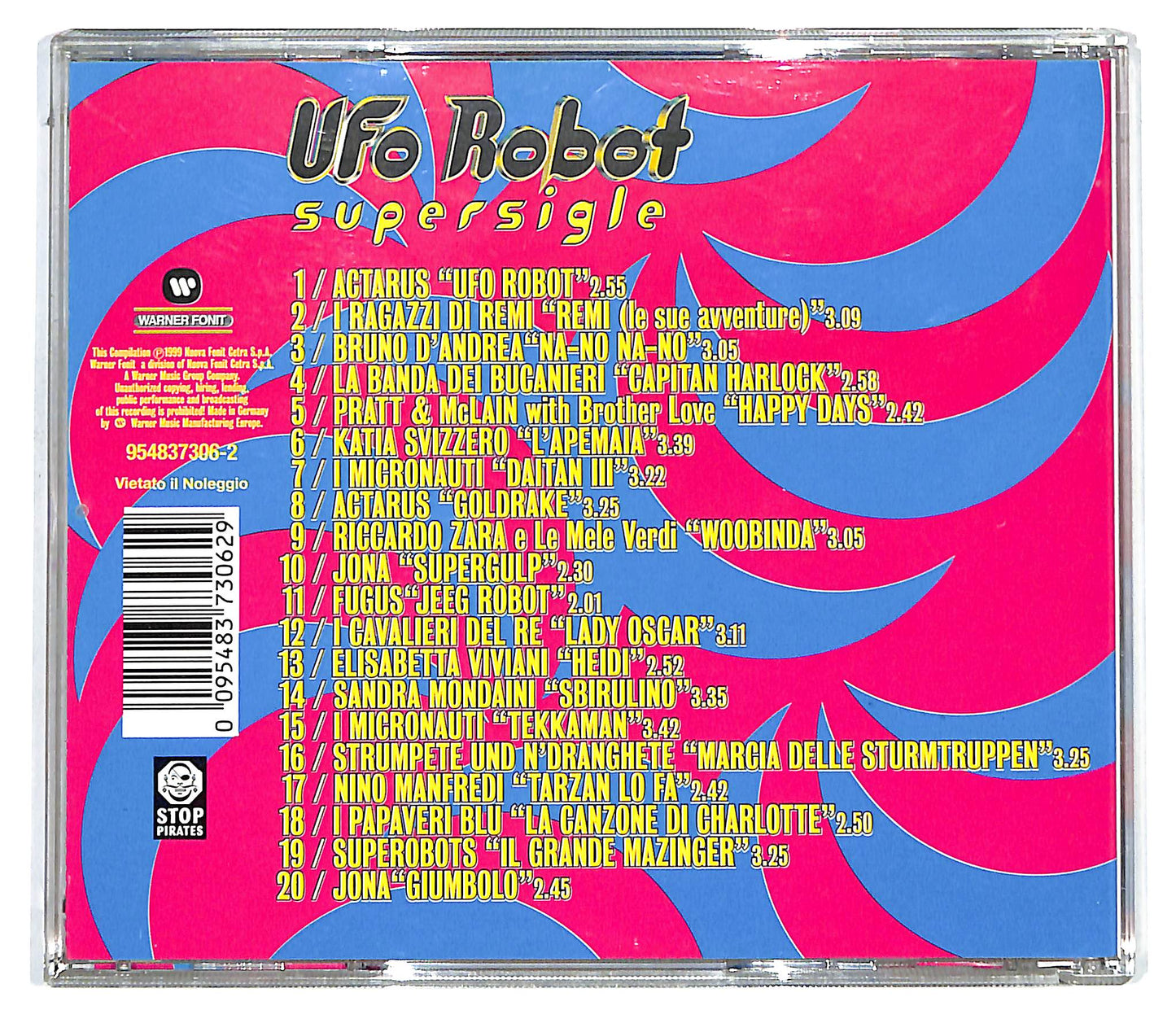 EBOND Various - Ufo Robot Supersigle CD CD136727