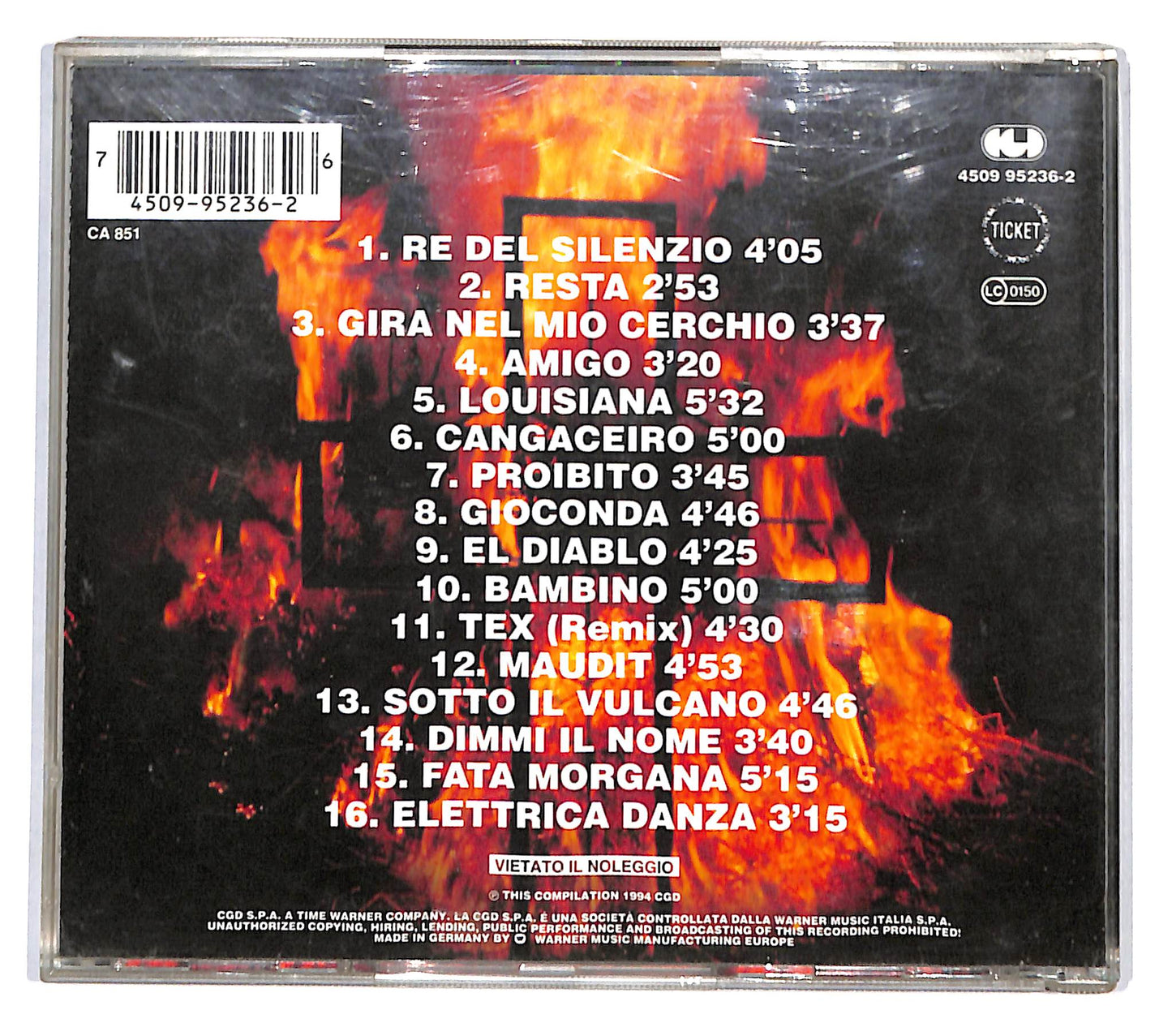 EBOND Litfiba - Re Del Silenzio CD CD136824