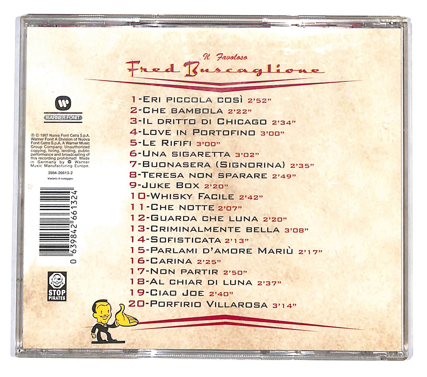 EBOND Fred Buscaglione - Il Favoloso Fred Buscaglione CD CD136837