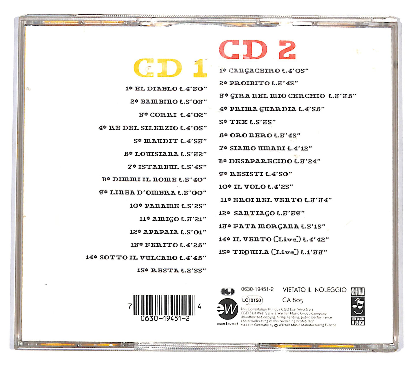 EBOND Litfiba - Viva Litfiba CD CD136841