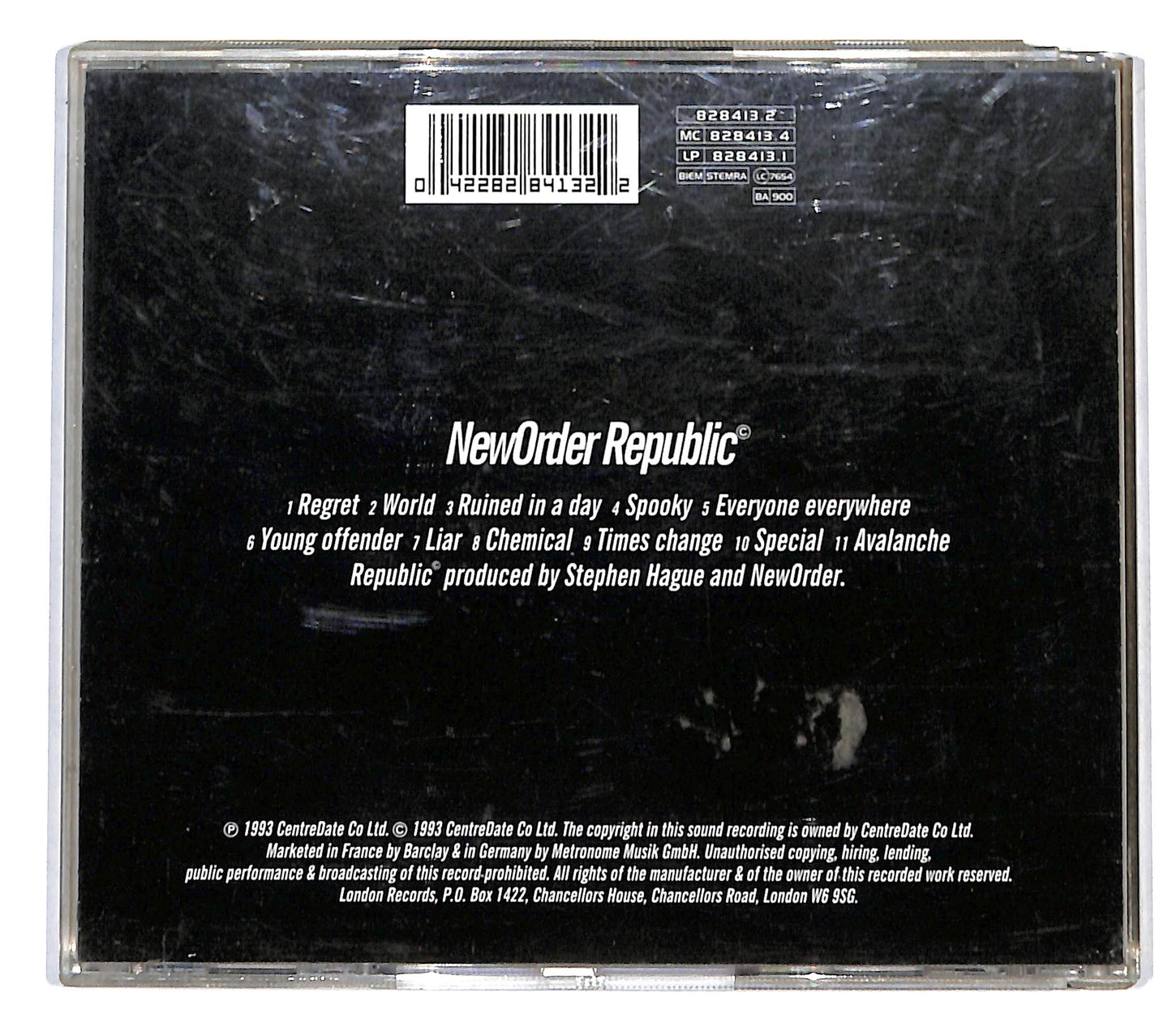 EBOND NewOrder - Republic CD CD136923