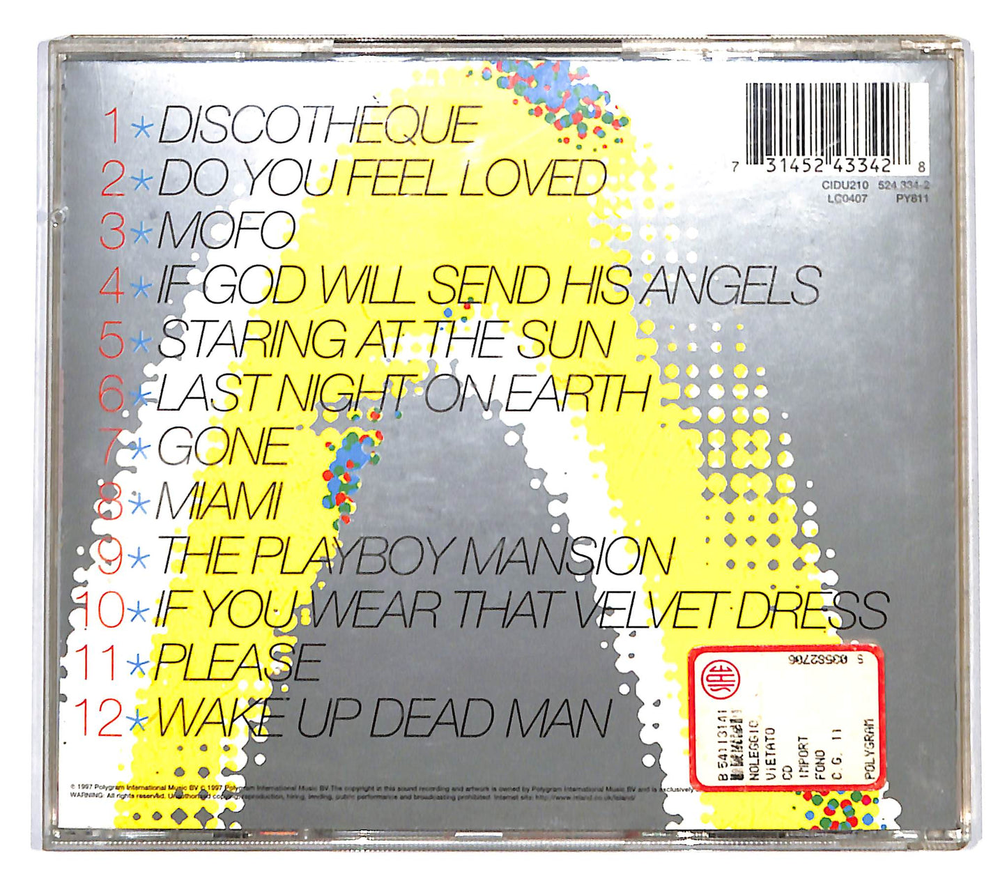 EBOND U2 - Pop CD CD136924