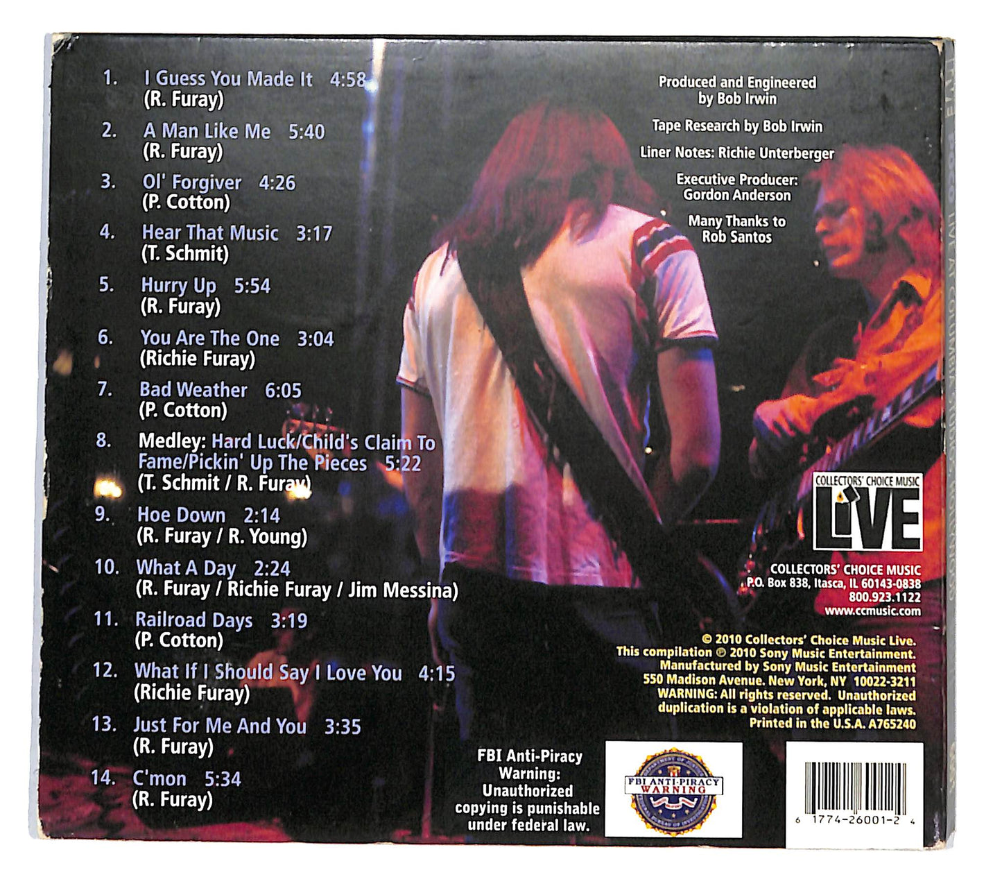 EBOND Poco - Live At Columbia Studios Hollywood (9/30/71) CD CD137020
