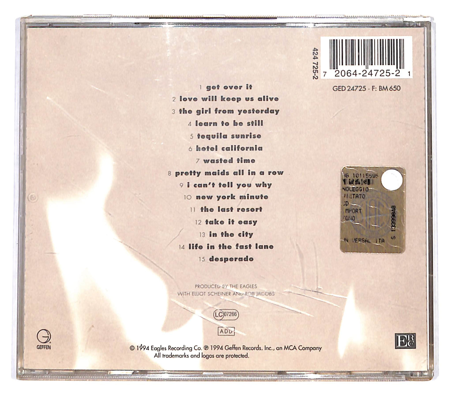 EBOND Eagles - Hell Freezes Over CD CD137126