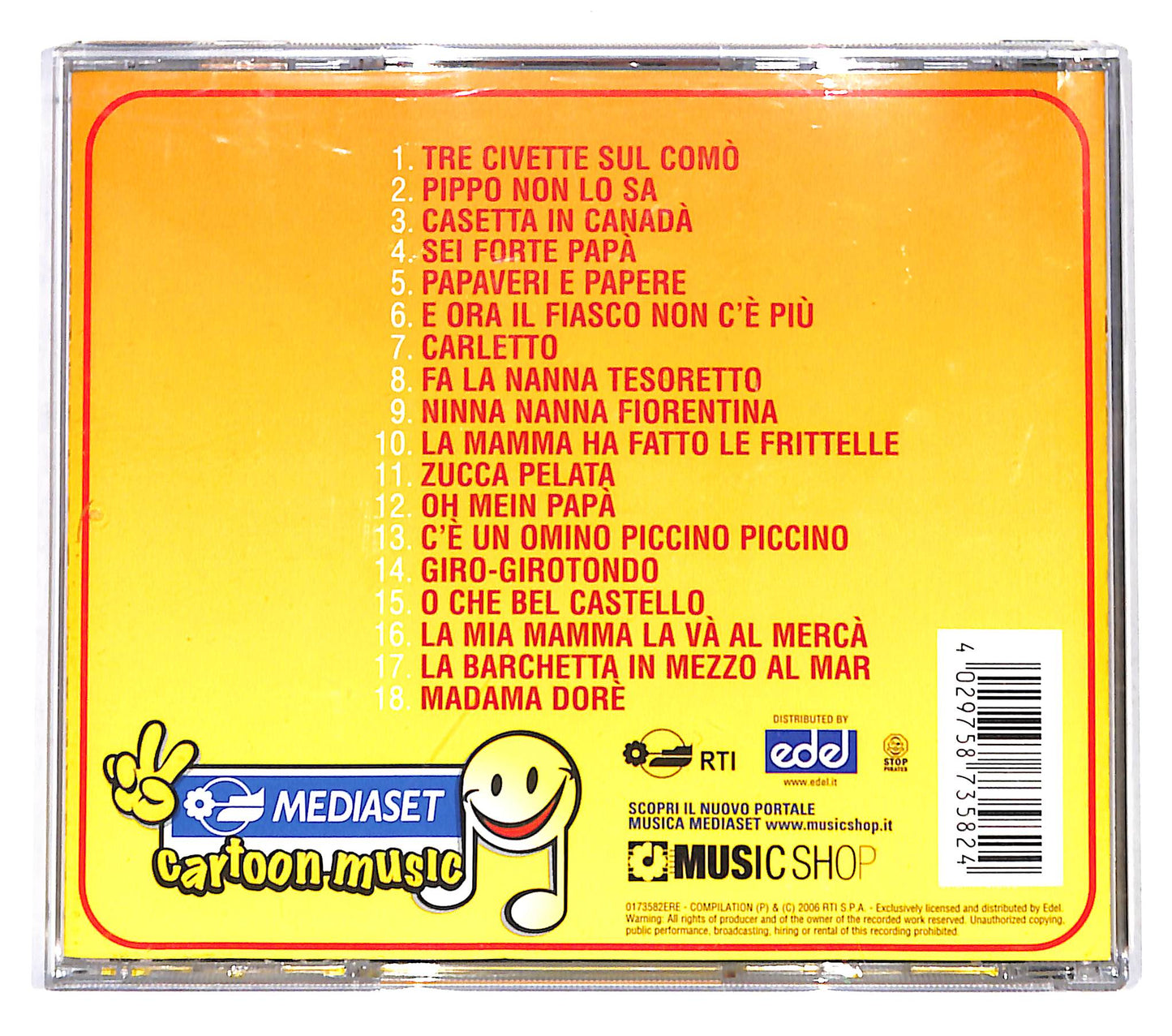 EBOND Various - Le Canzoni Di Nonno Tonno Vol. 1 CD CD137151