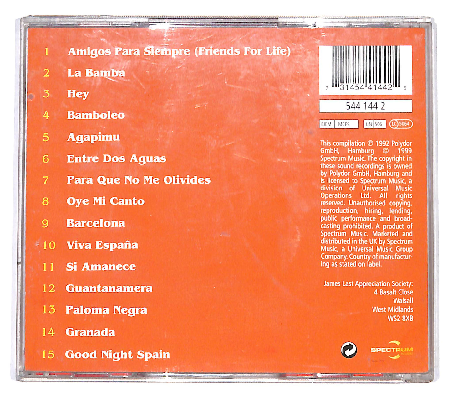 EBOND James Last And His Orchestra - Viva Espana CD CD137155