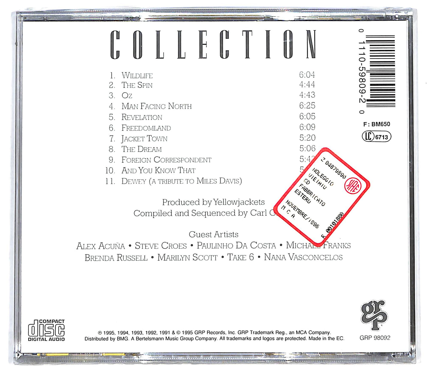 EBOND Yellowjackets - Collection CD CD137209