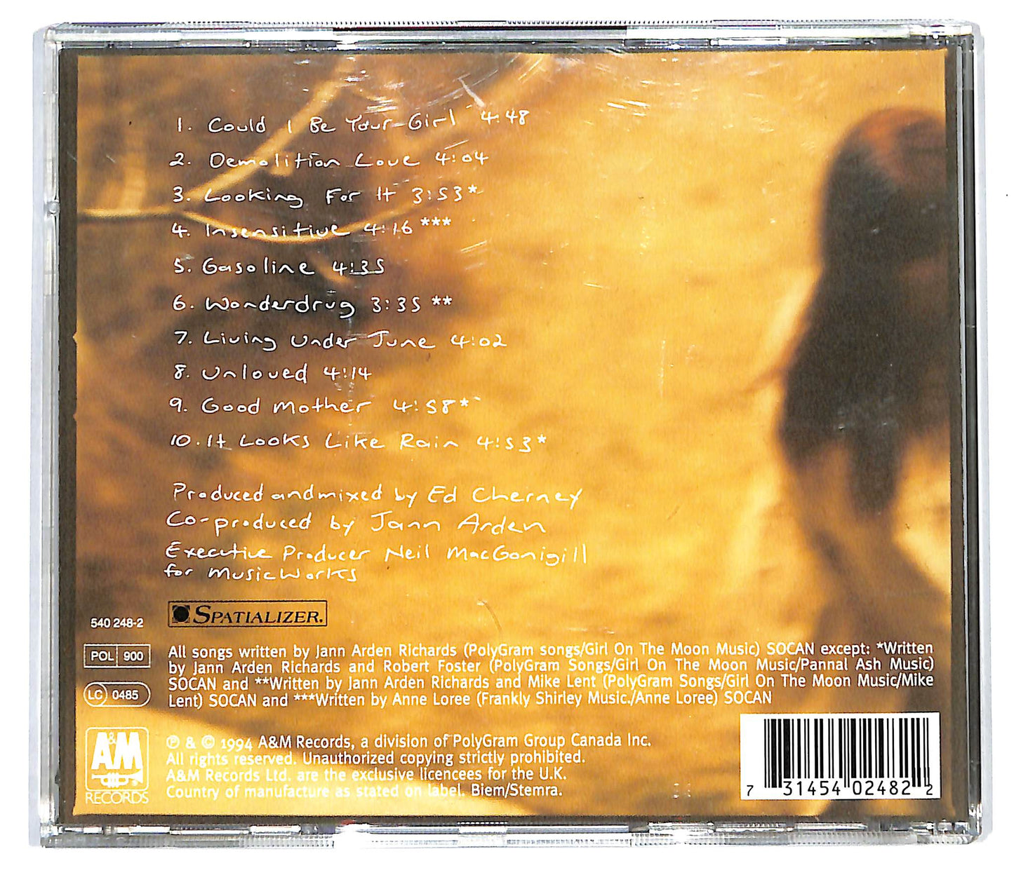 EBOND Jann Arden - Living Under June CD CD137218