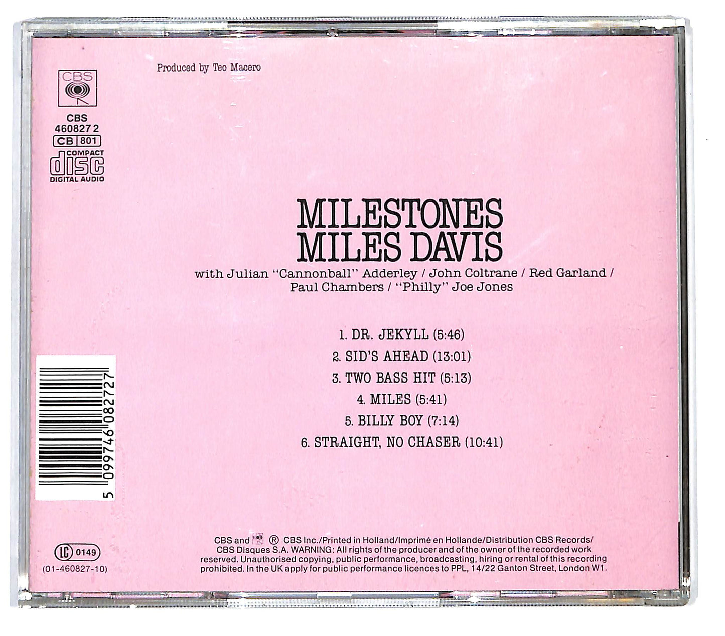 EBOND Miles Davis - Milestones CD CD137232