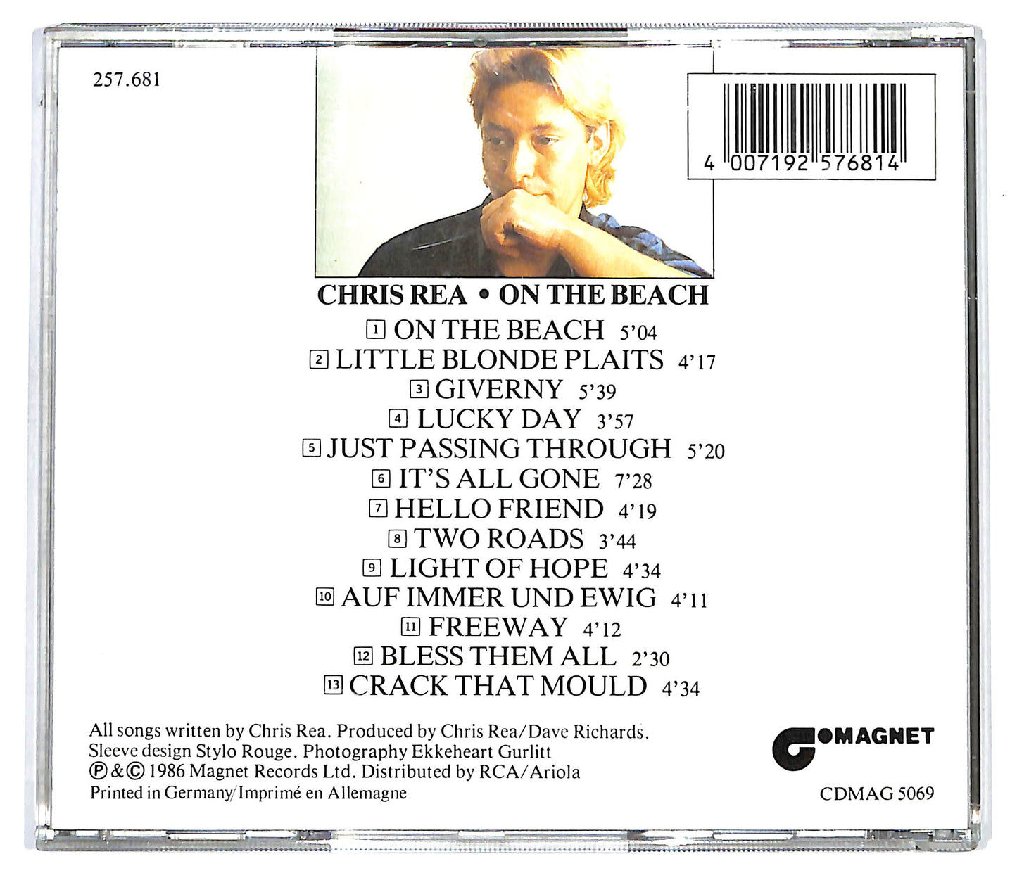 EBOND Chris Rea - On The Beach CD CD137259