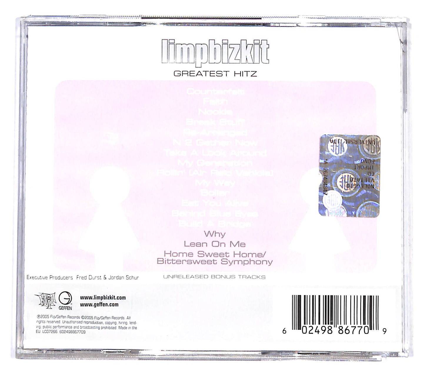 EBOND Limpbizkit - Greatest Hitz CD CD137308