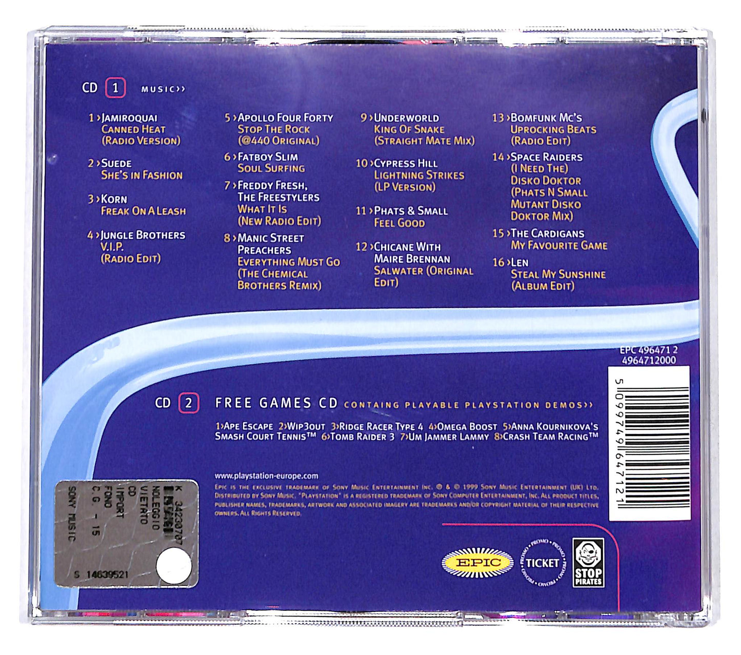 EBOND Various - Double Impact - Music For Playstation CD CD137312