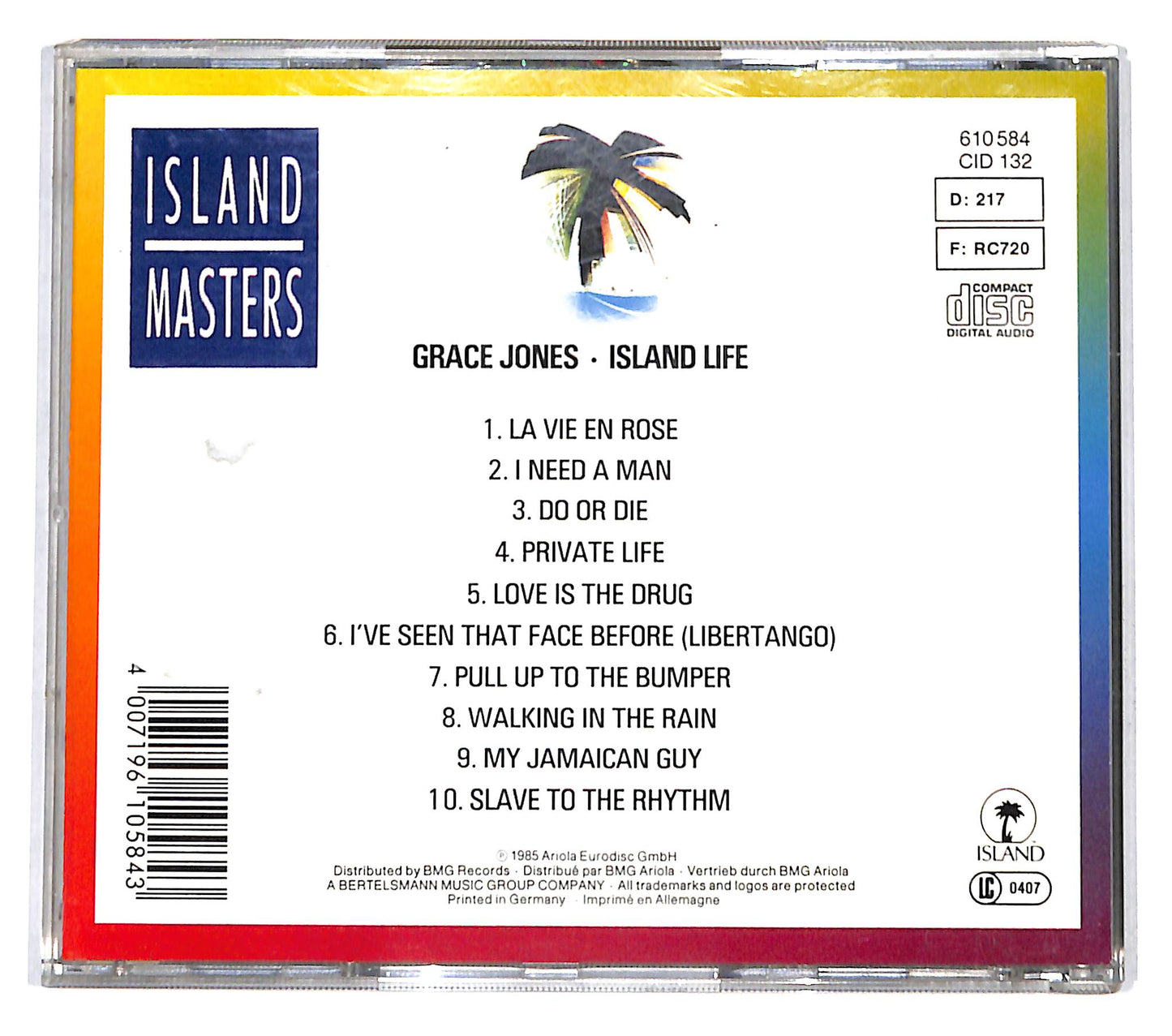 EBOND Grace Jones - Island Life CD CD137316