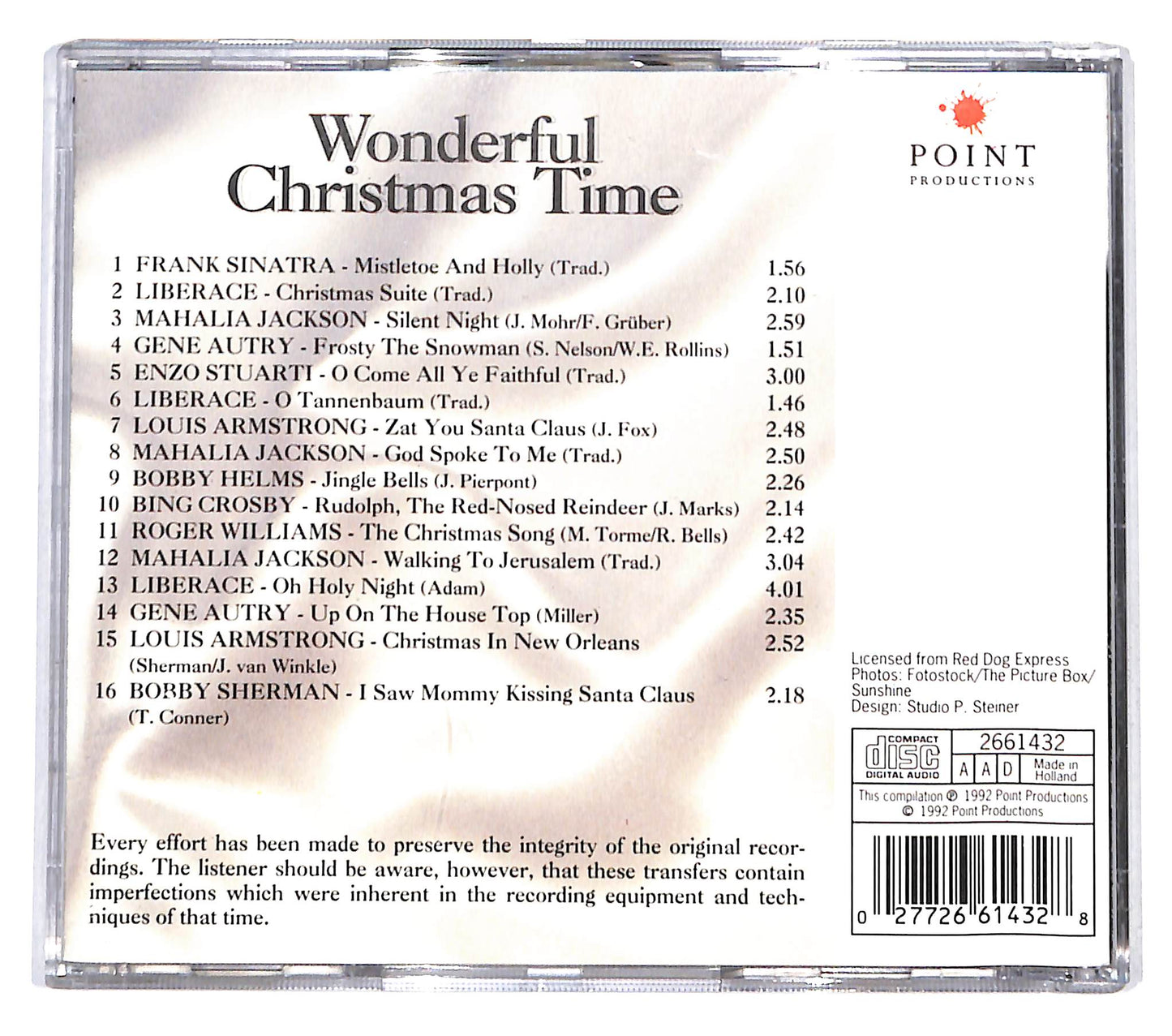 EBOND Various - Wonderful Christmas Time CD CD137318