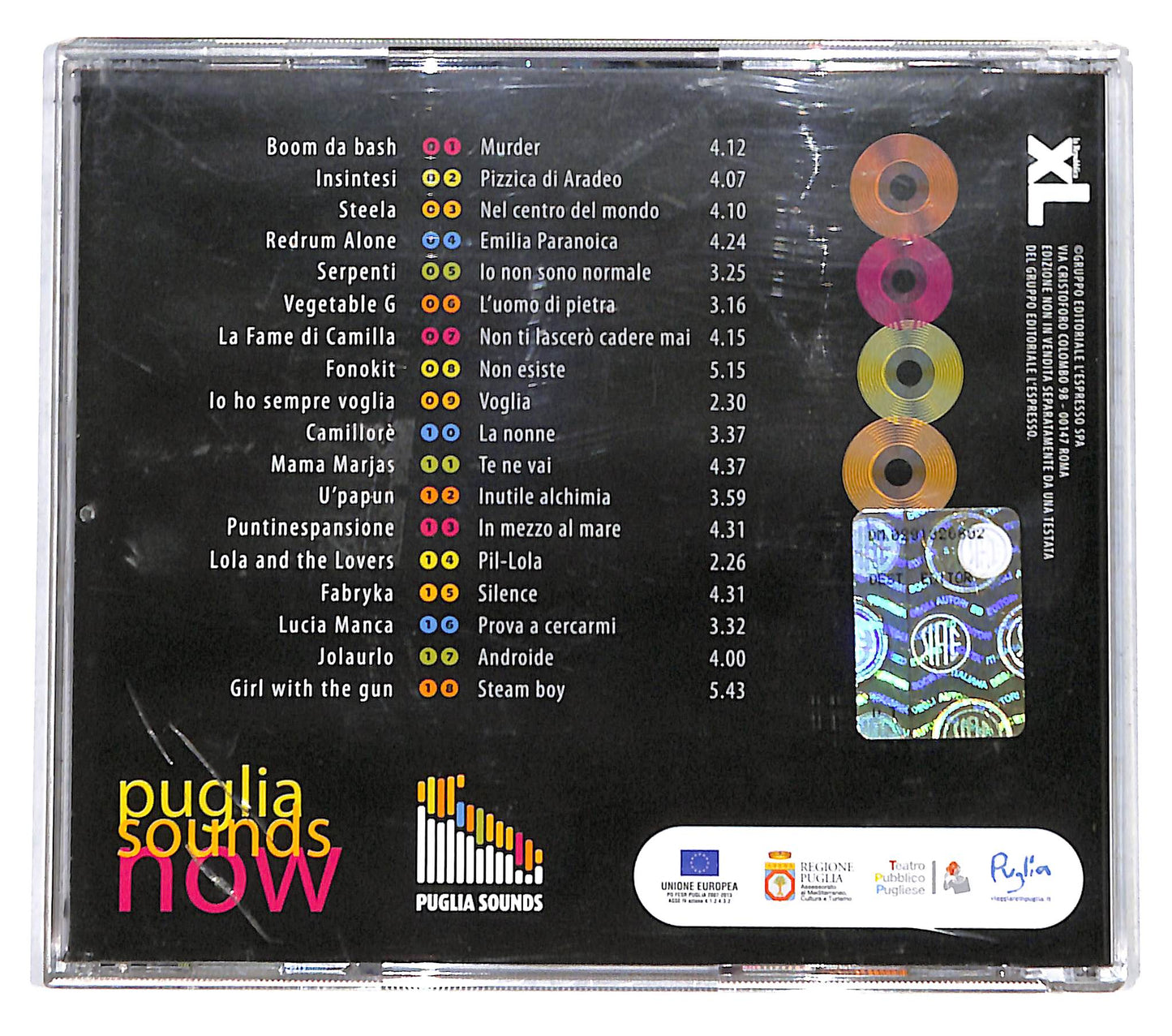 EBOND Various - Puglia Sounds Now CD CD137325