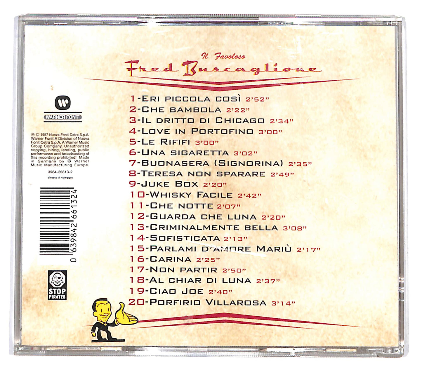 EBOND Fred Buscaglione - Il Favoloso Fred Buscaglione CD CD137330