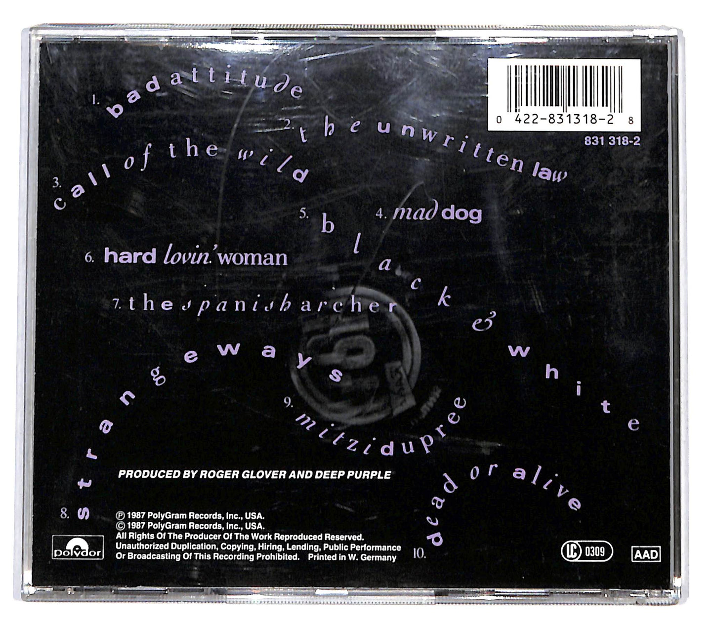 EBOND Deep Purple - The House Of Blue Light CD CD137354