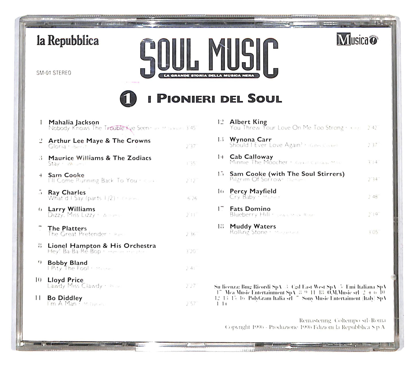 EBOND Various - I Pionieri Del Soul EDITORIALE CD CD137359