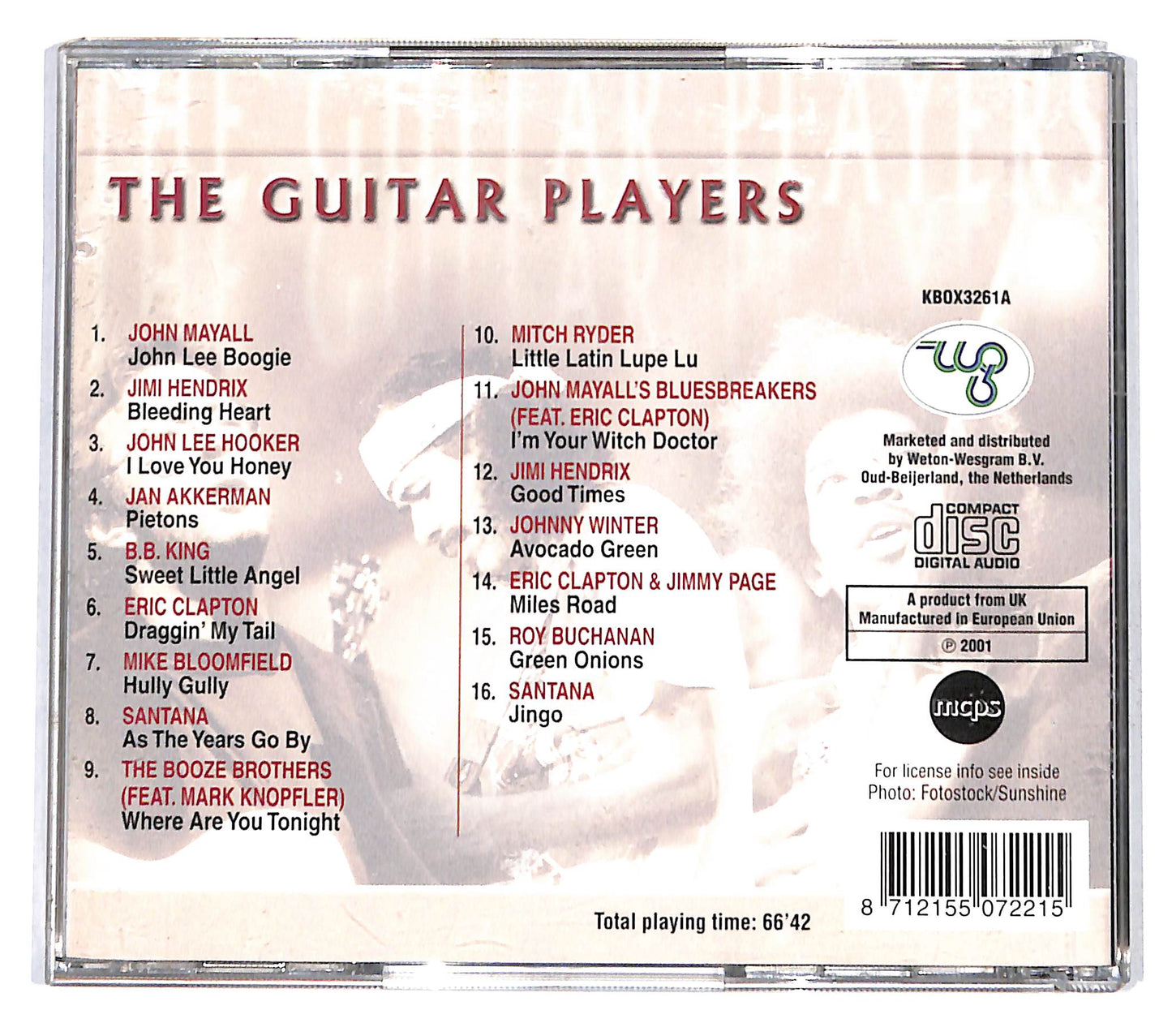 EBOND Various - The Guitar Players CD CD137405