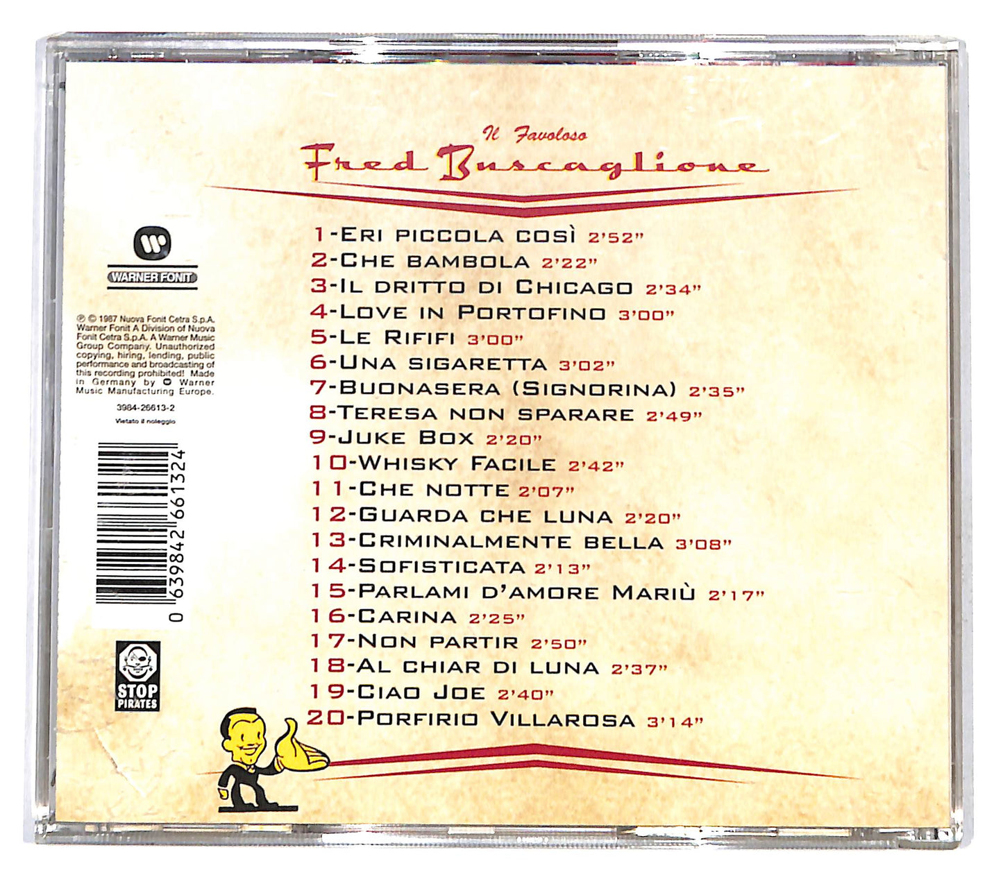 EBOND Fred Buscaglione - Il Favoloso Fred Buscaglione CD CD137411