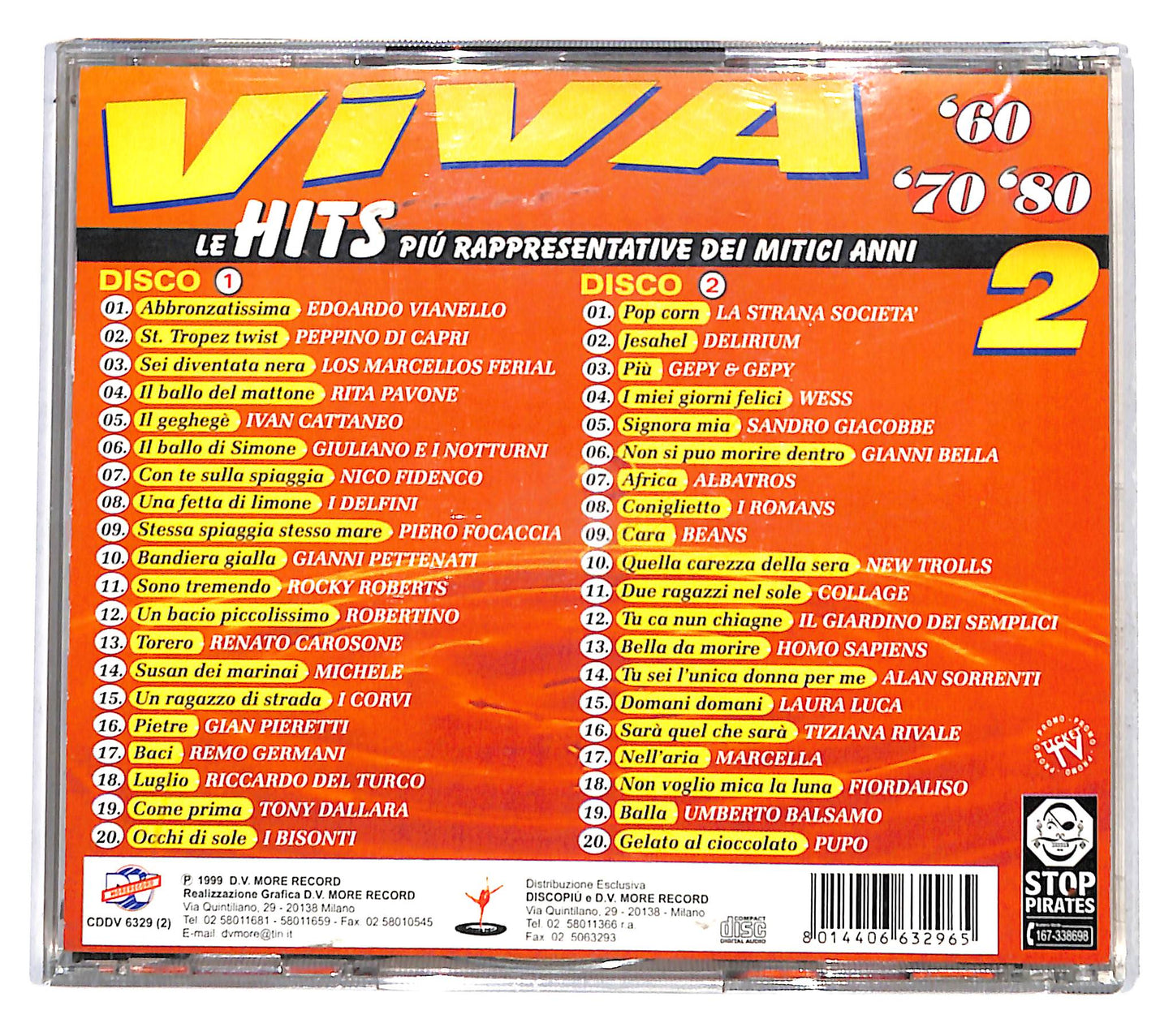 EBOND Various - Viva '60 '70 '80 2 CD CD137413