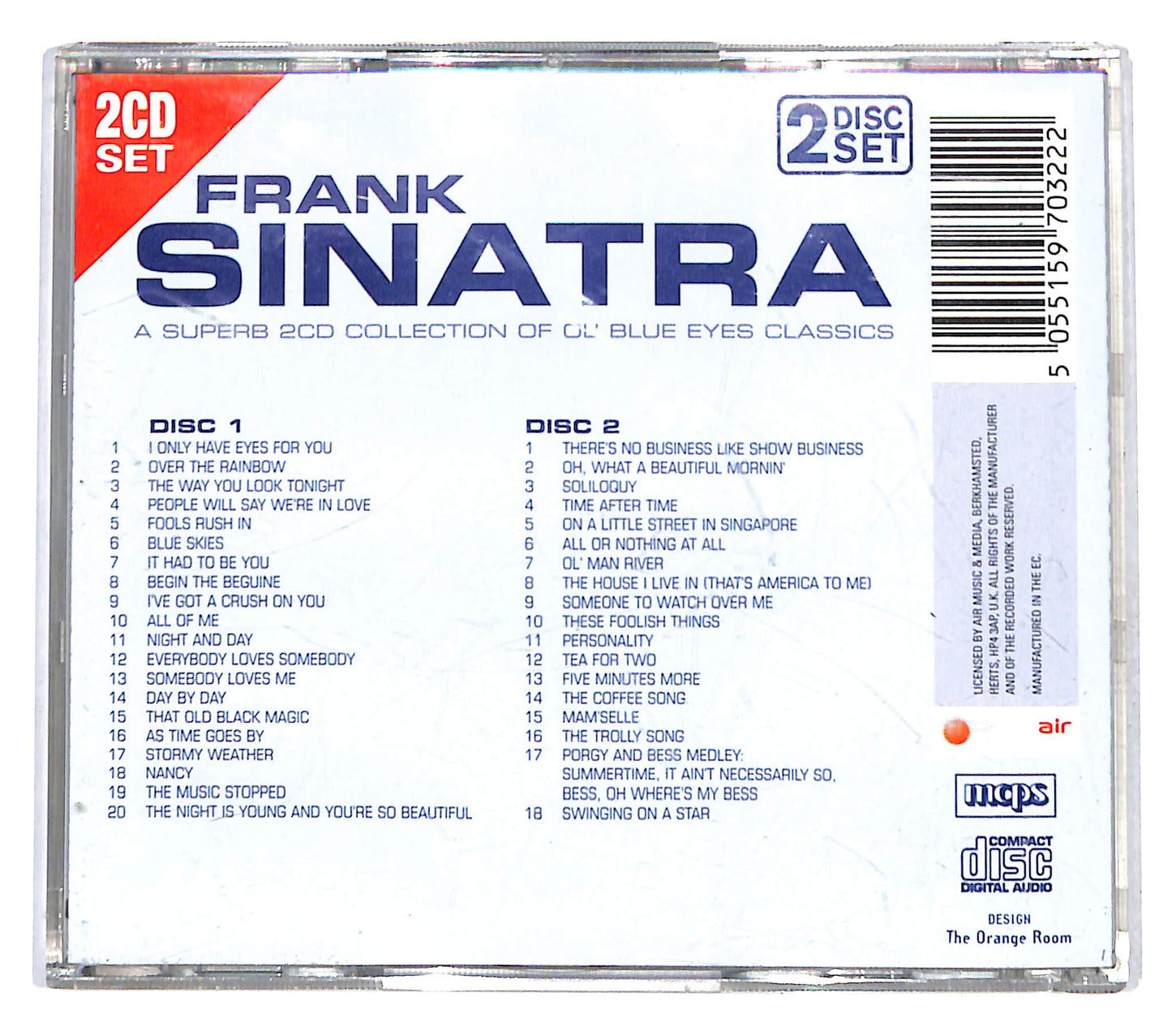 EBOND Sinatra - A Superb 2CD Collection Of Ol' Blue Eyes Classics CD137424
