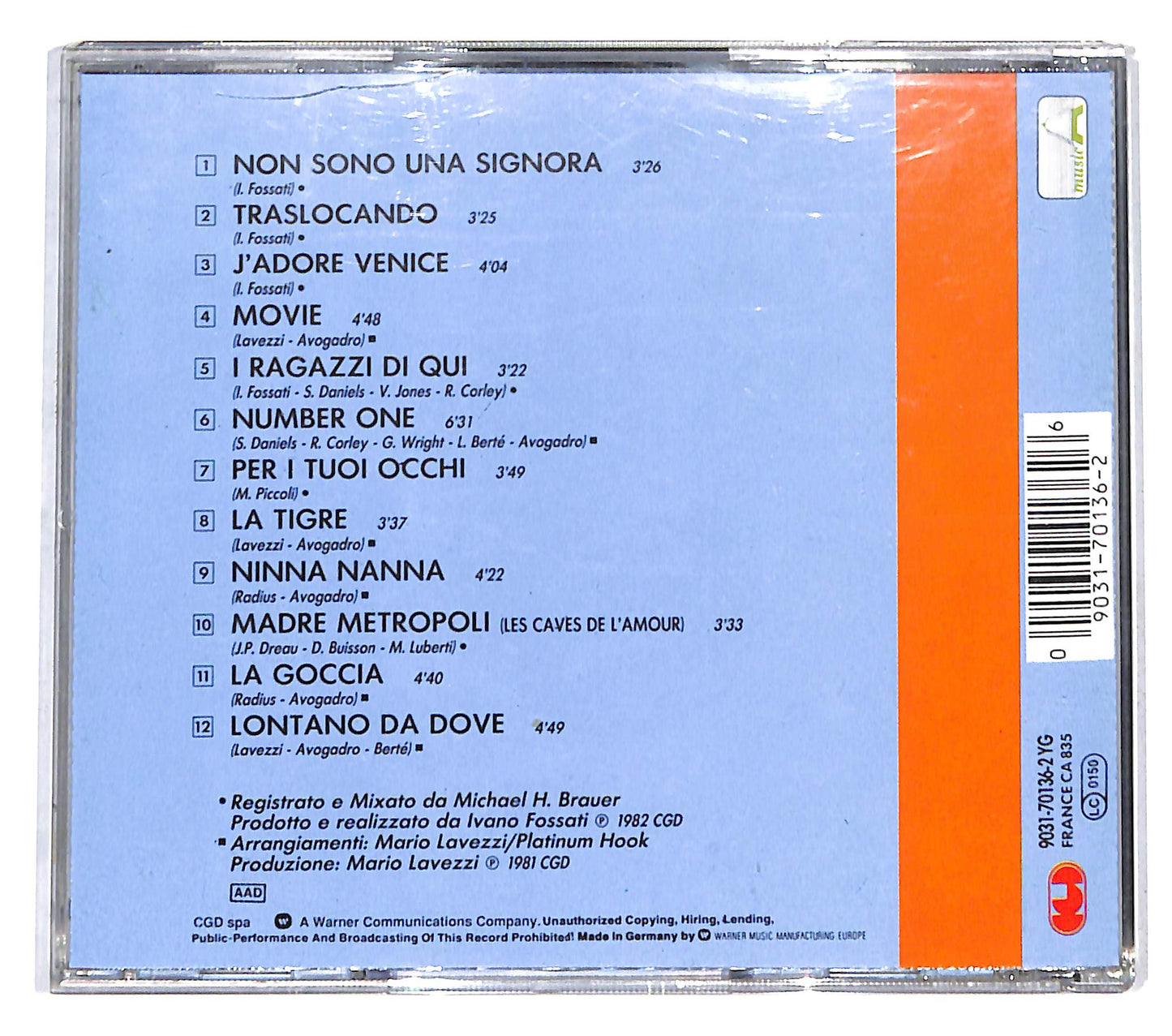 EBOND Loredana Berte - Non Sono Una Signora CD CD137425