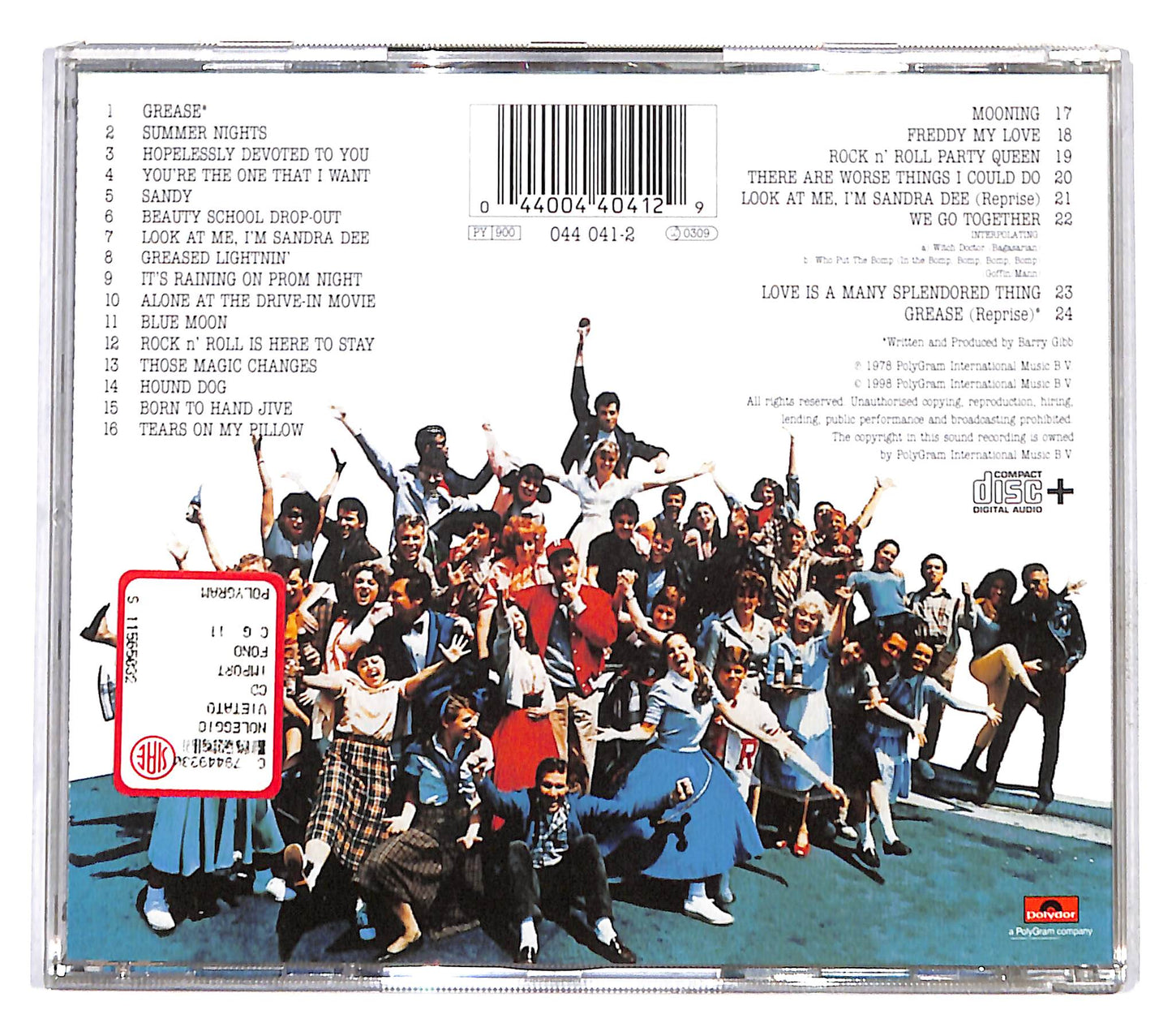 EBOND Various - Grease (The Original Soundtrack) CD CD137517