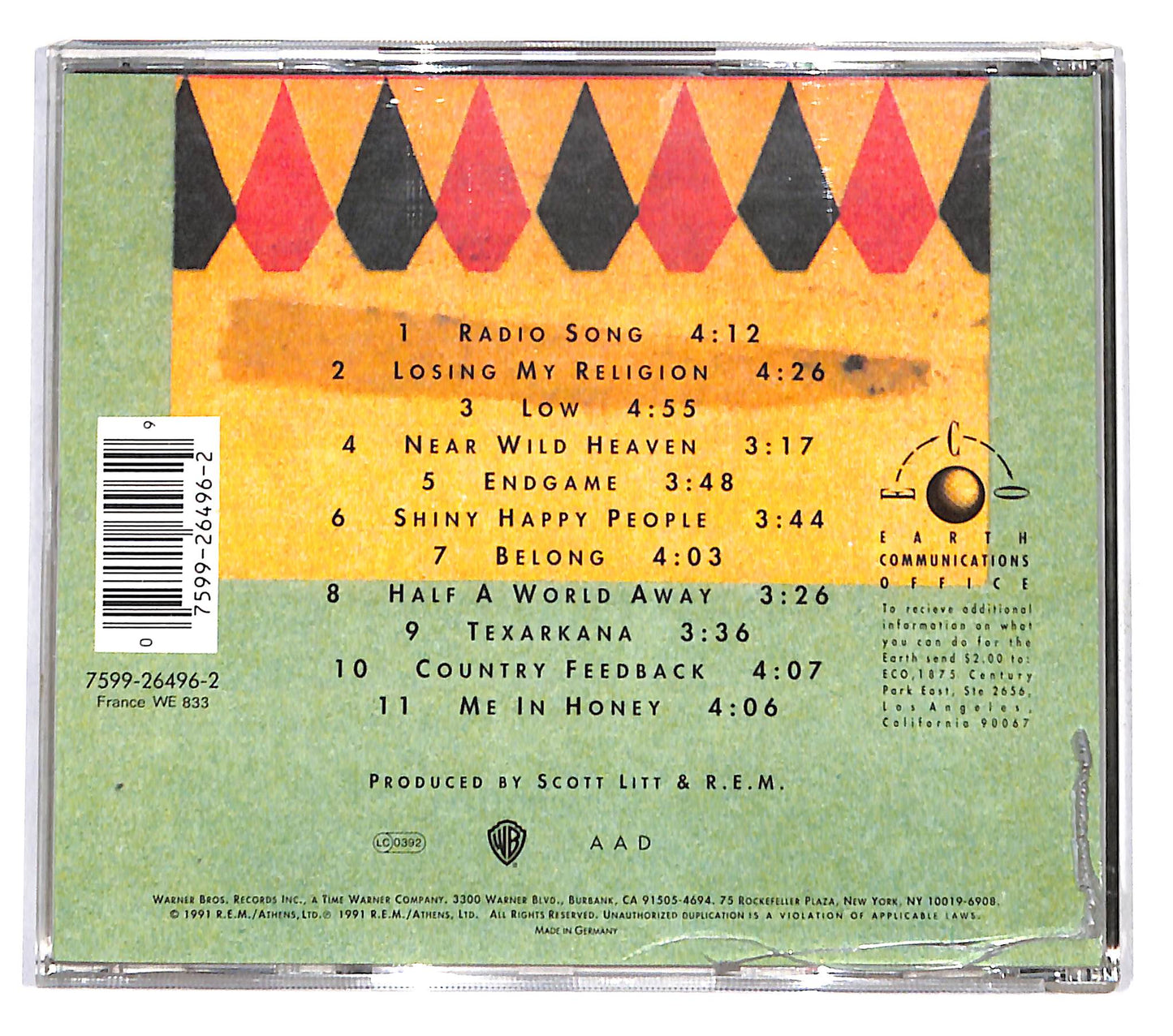 EBOND Rem - Out Of Time - -009004 CD CD137529
