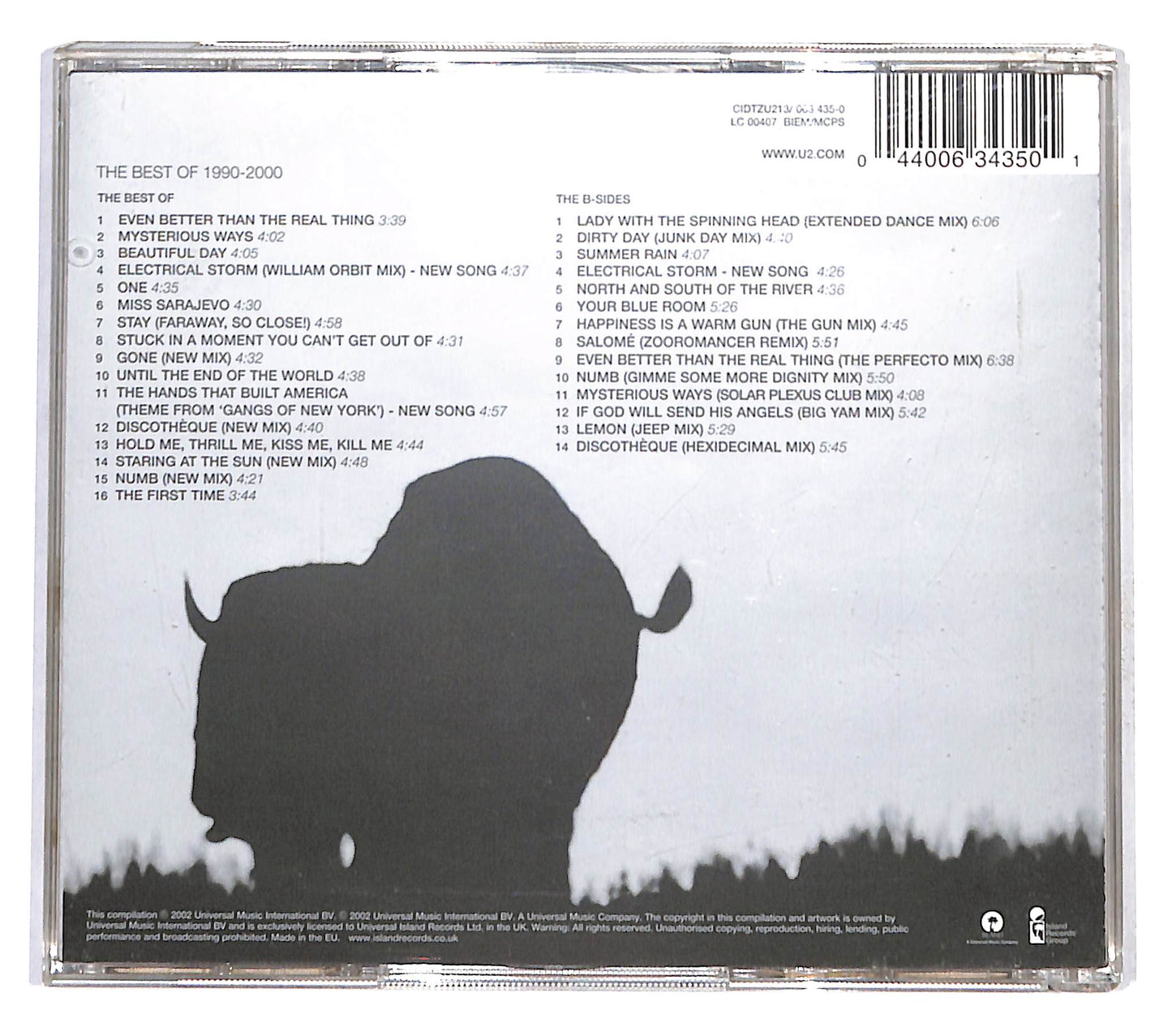 EBOND U2 - The Best Of 1990-2000 & B-Sides CD CD137536